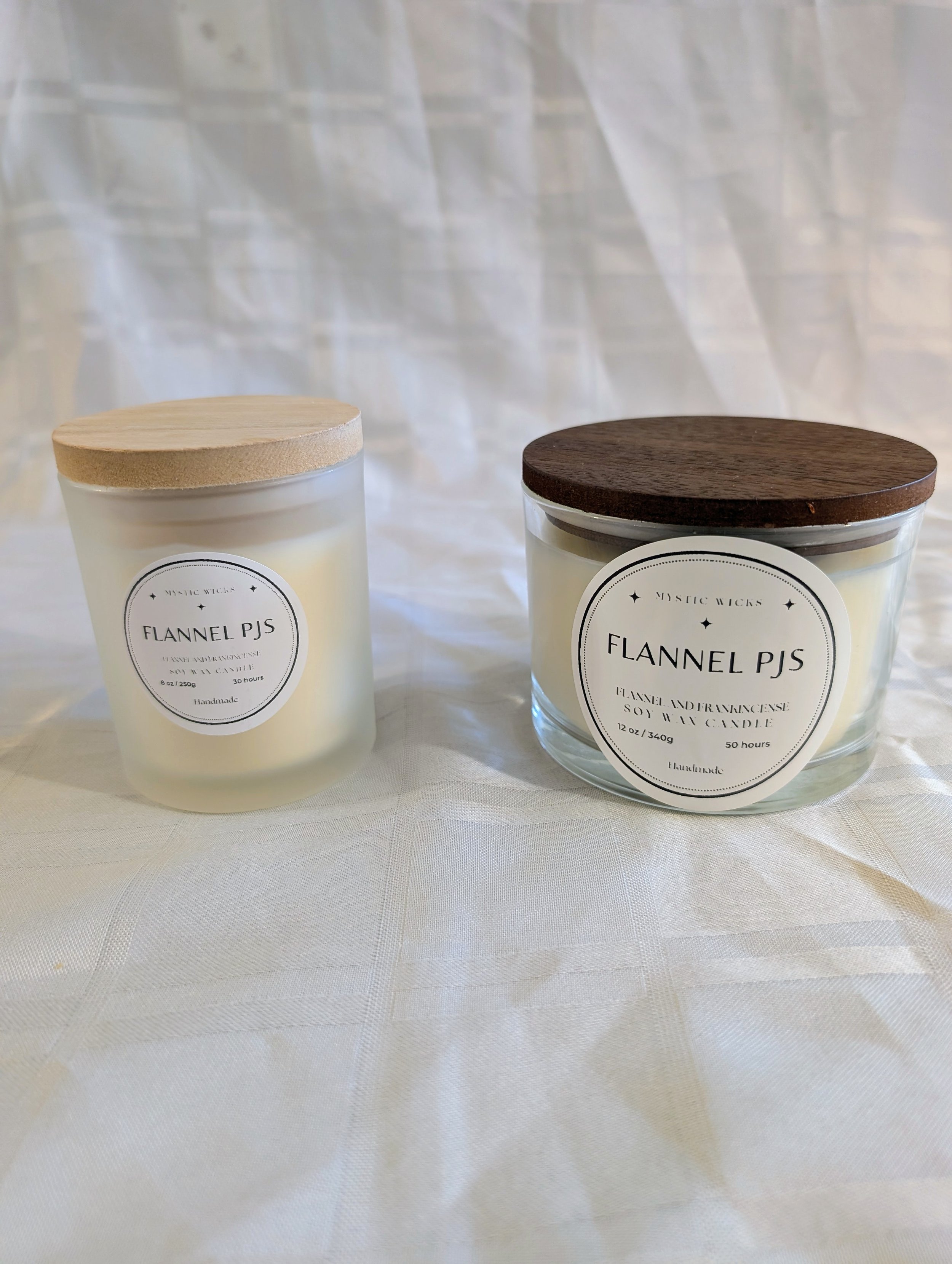 Flannel PJs Fresh Linen Candle
