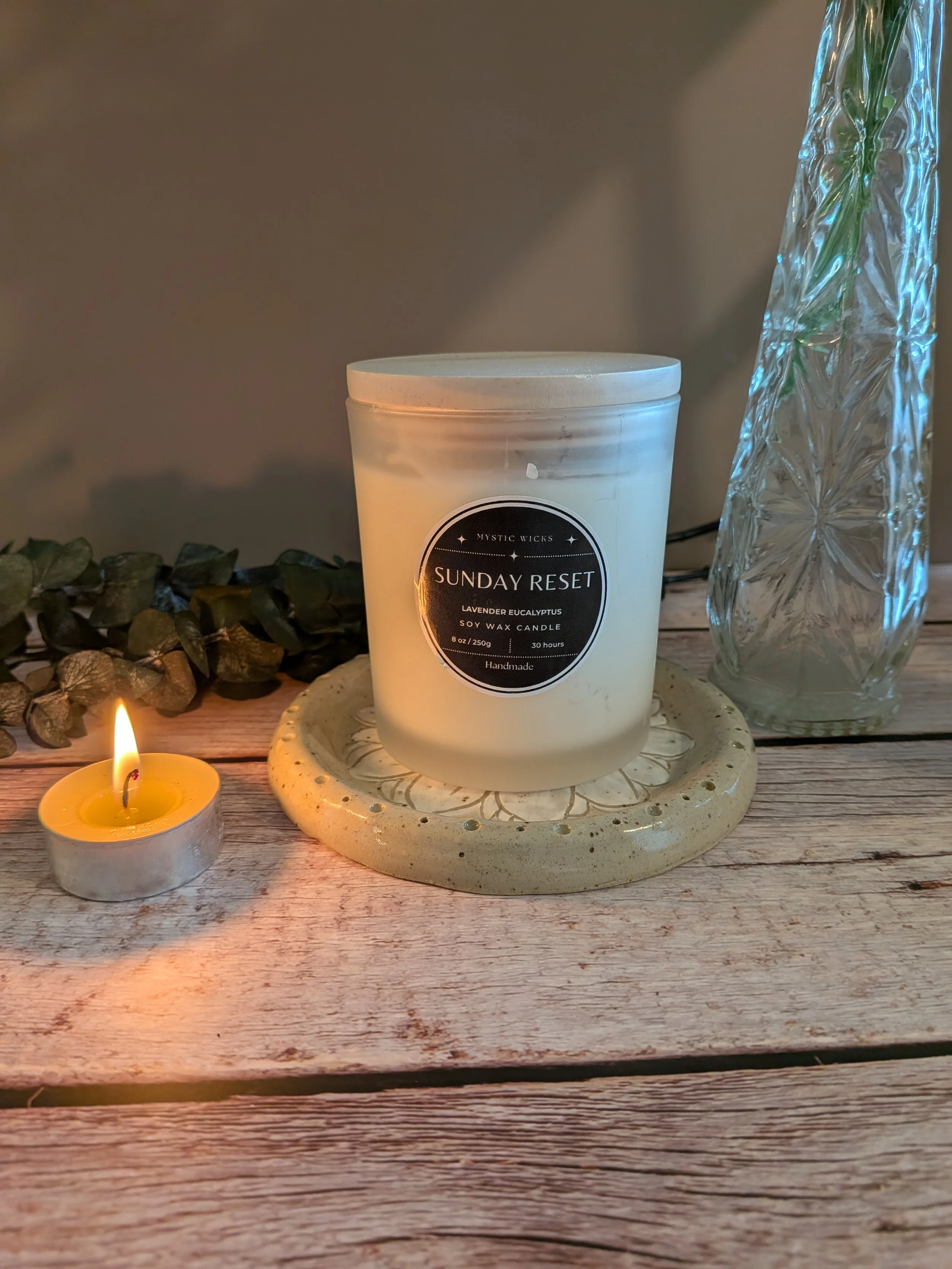 Sunday Reset Lavender Eucalyptus Candle