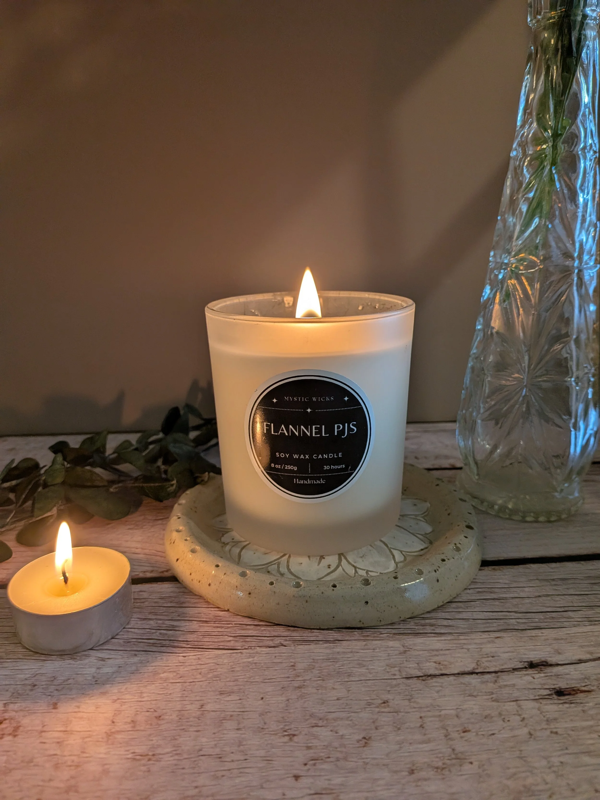 Flannel PJs Fresh Linen Candle