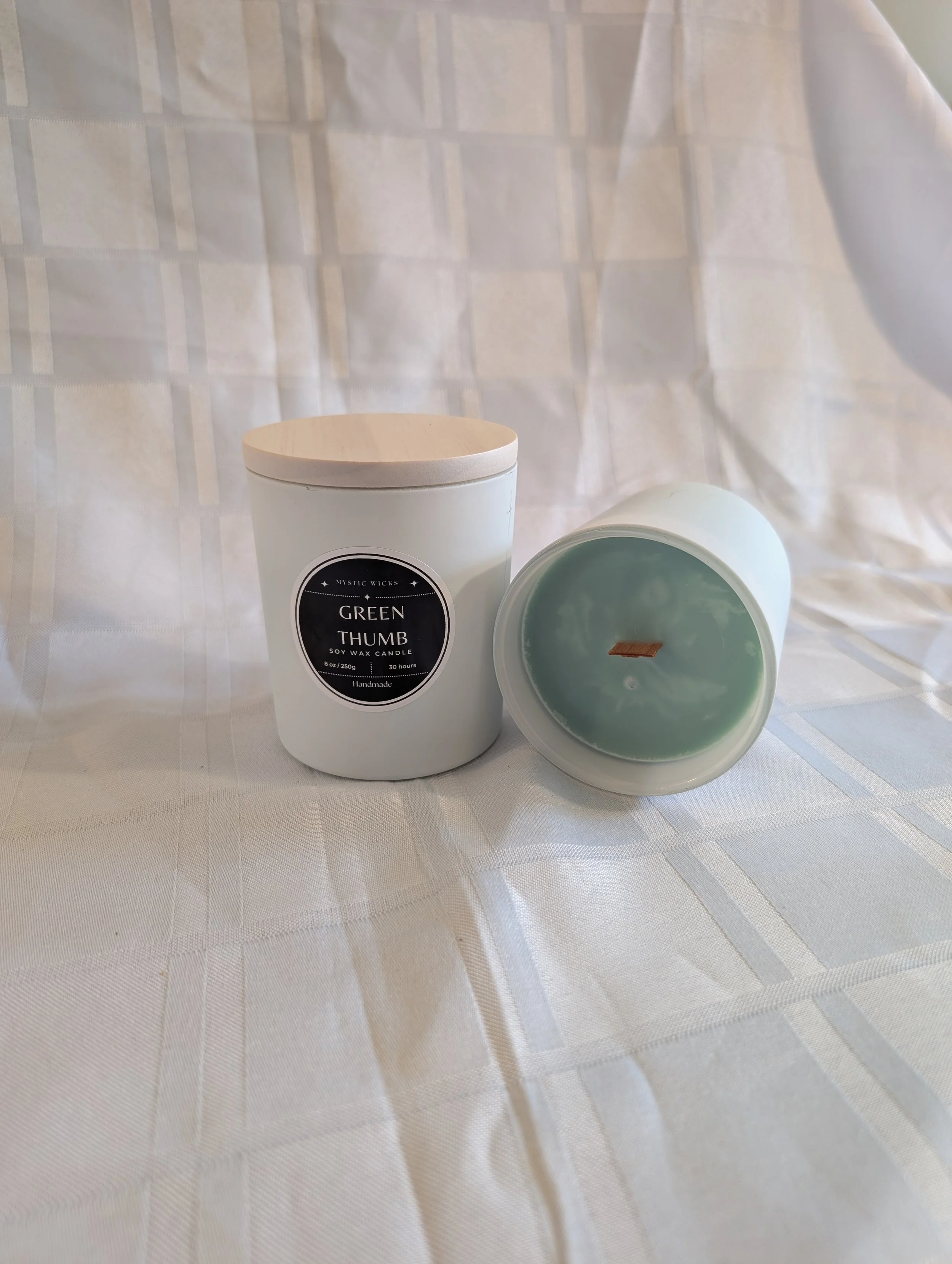 Green Thumb Tomato Leaf Candle