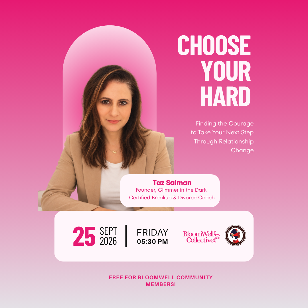 Choose your Hard with Taz Salman| Sept Community Conversation