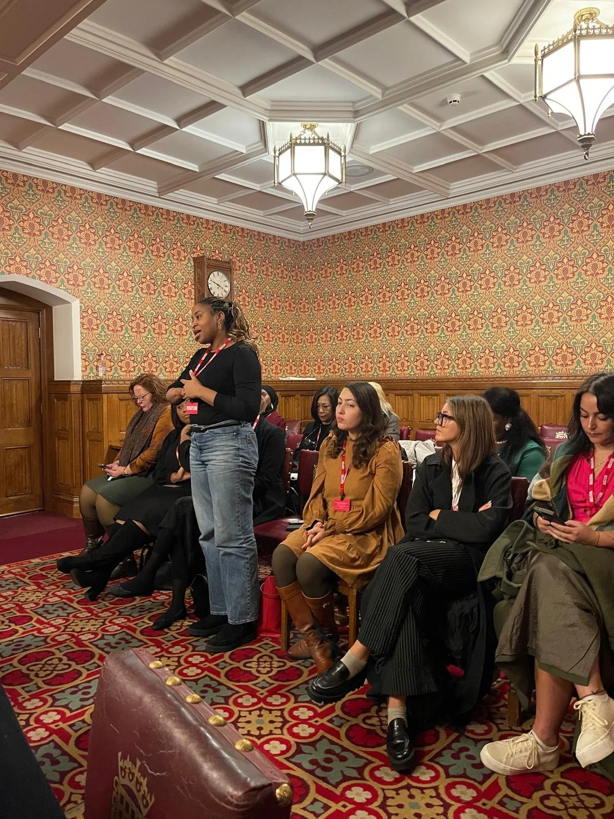 BloomWell community speaker sharing insights on women’s wellbeing