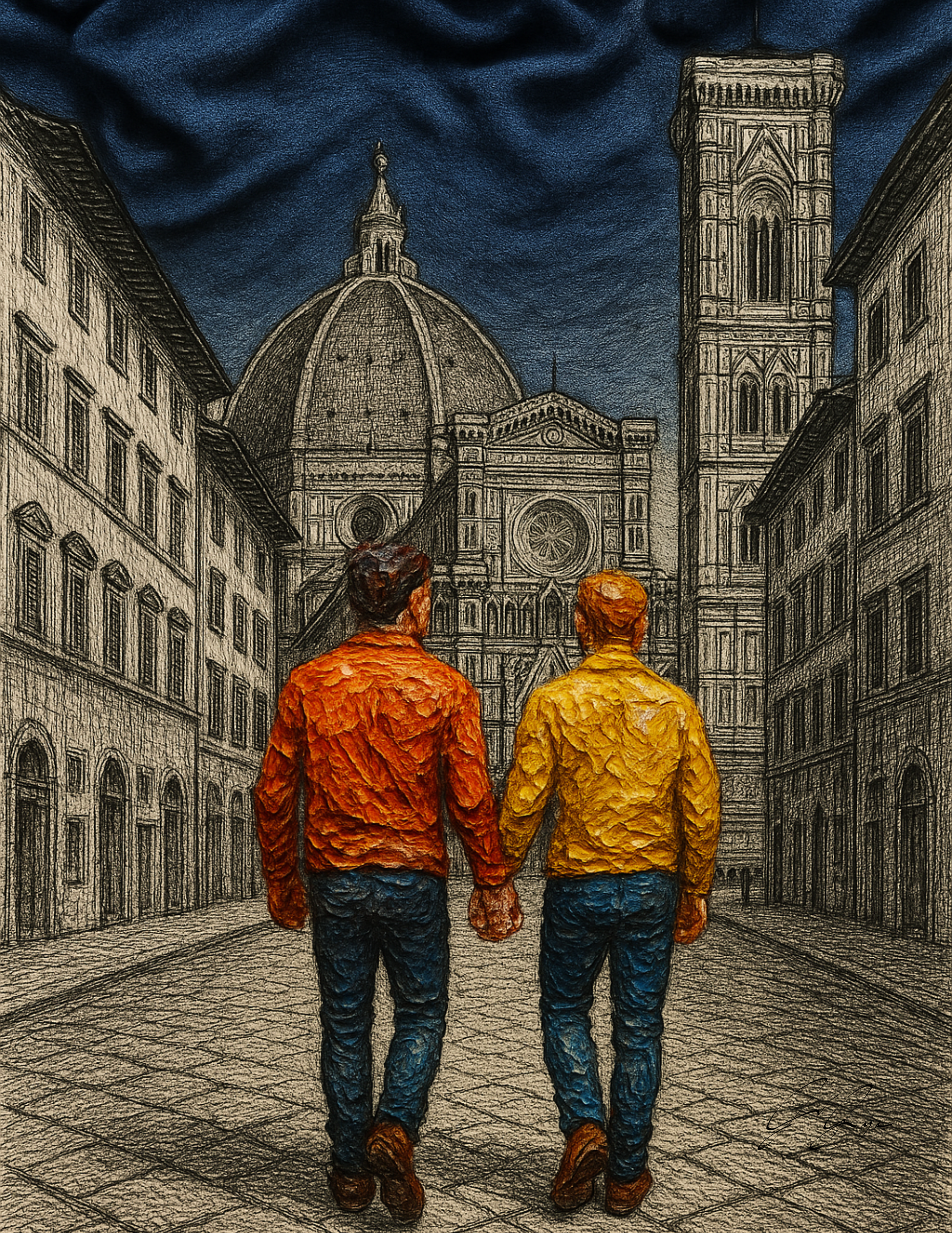 Firenze – Silk Wall Art Poster (32" x 48")
