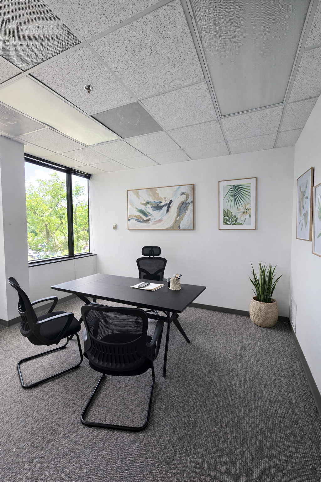 An Private Office Staged | Coworking Shared Office | Jacksonville FL