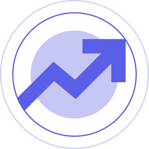 Icône Graphique représentant l'augmentation de CA Complémentaire