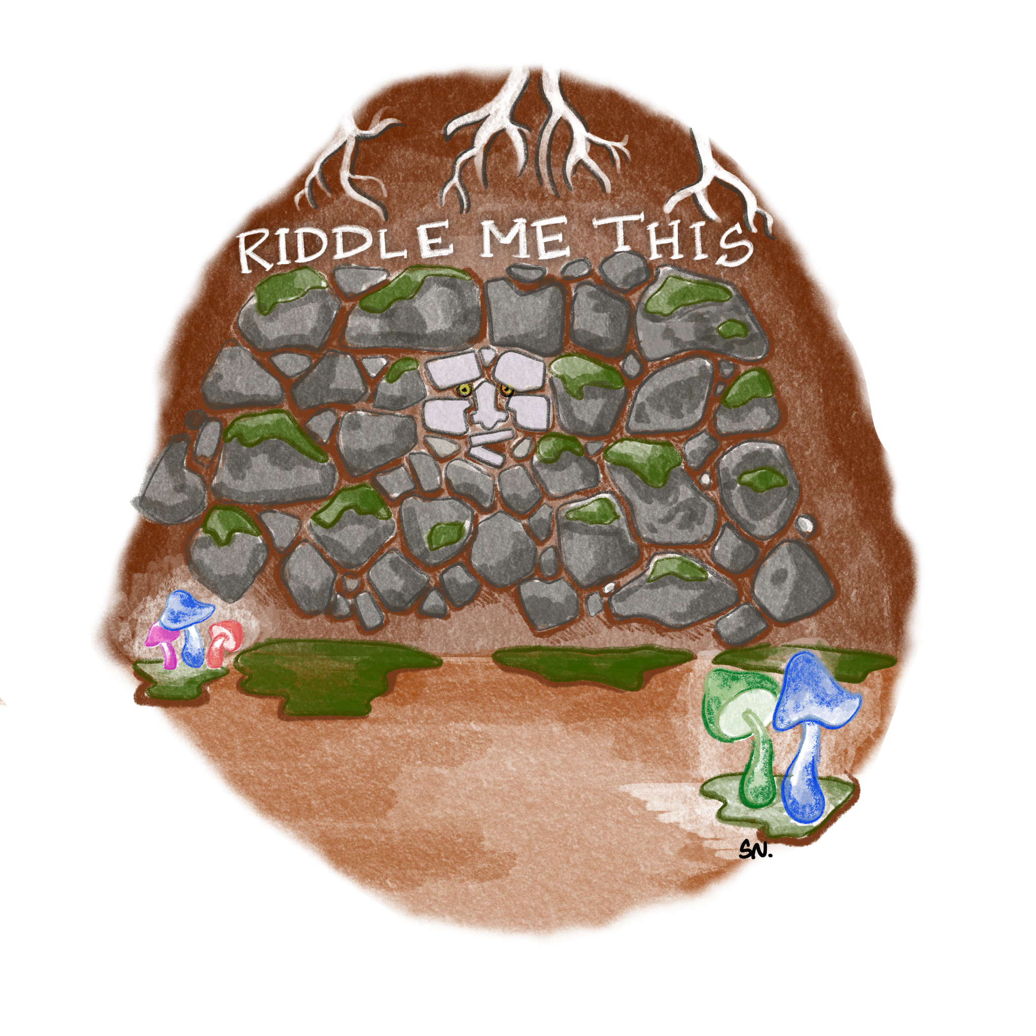 The Face in the wall