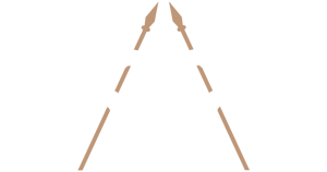 Silhouette of a person holding two pieces of a broken heart, with a large vertical line dividing them.