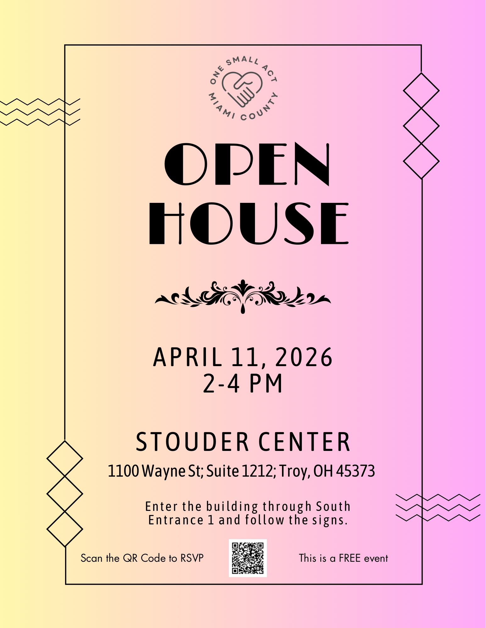 One Small Act Miami County Open House