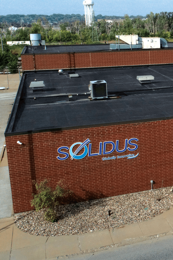 solidus global distribution warehouse drone picture