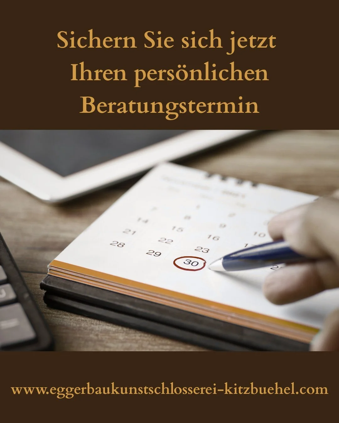 Sichern Sie sich jetzt Ihren pers&ouml;nlichen Beratungstermin! ⚒️✨

Hinter jedem besonderen Projekt steht ein individueller Wunsch. Ob filigrane Kunstschmiedearbeiten, robuste Metallkonstruktionen oder exklusive Einzelst&uuml;cke &ndash; in unserer 