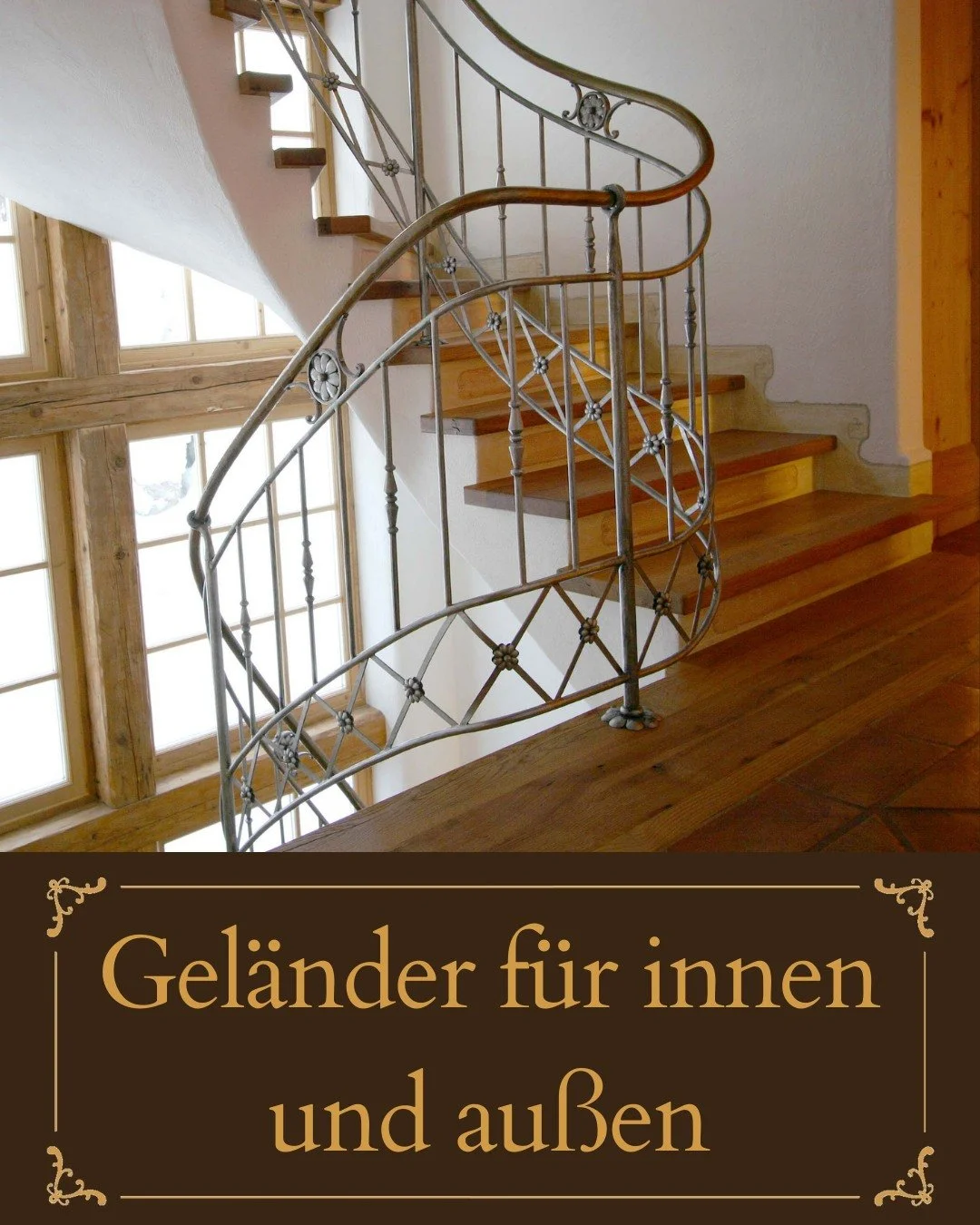 Sicherer Halt in seiner sch&ouml;nsten Form. 🪜✨

Ob im Innenbereich als elegantes Treppen- oder Galeriegel&auml;nder oder drau&szlig;en f&uuml;r euren Balkon und eure Terrasse: Unsere Gel&auml;nder vereinen Schutz mit zeitloser &Auml;sthetik. Wir fe