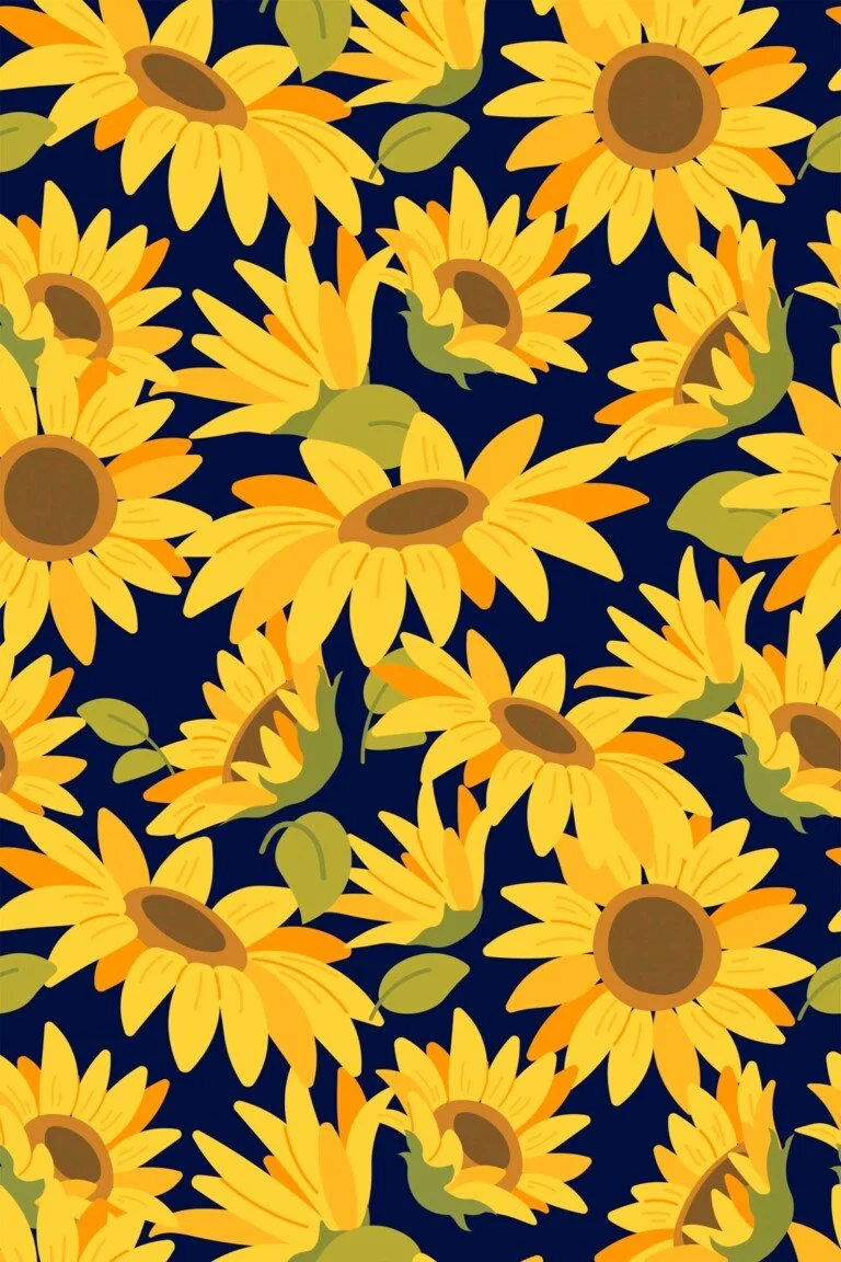 golden-sunflower-pattern-non-pasted-wallpaper-768x1152.jpg