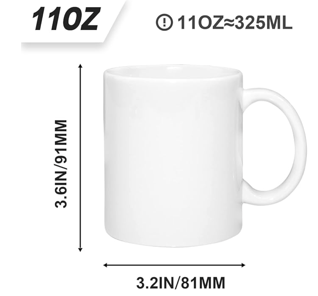 Personalized White Ceramic Mug