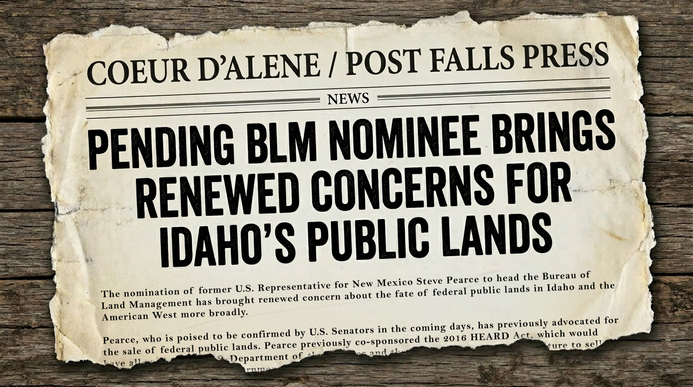 "When Steve Pearce sells America’s public lands for private development, they are gone forever.”
