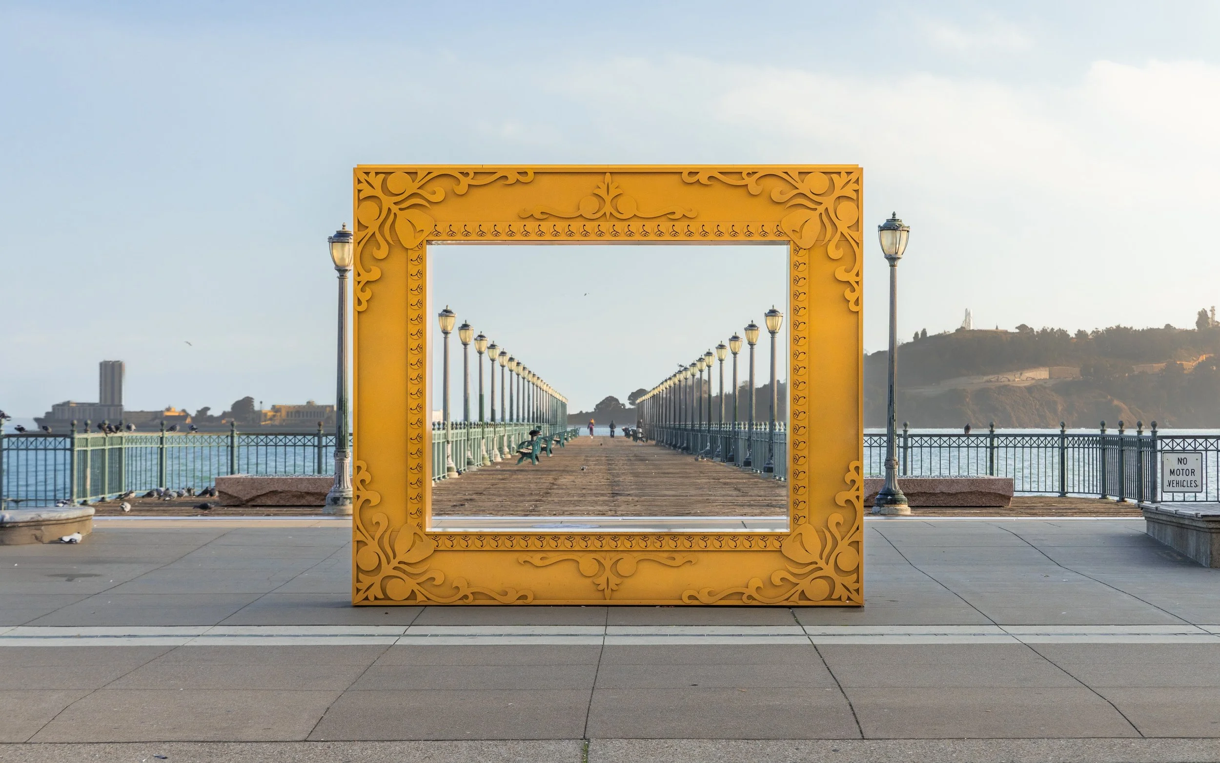 Big Art Loop public art sculpture on San Francisco's Embarcadero — Assembly Public Relations client
