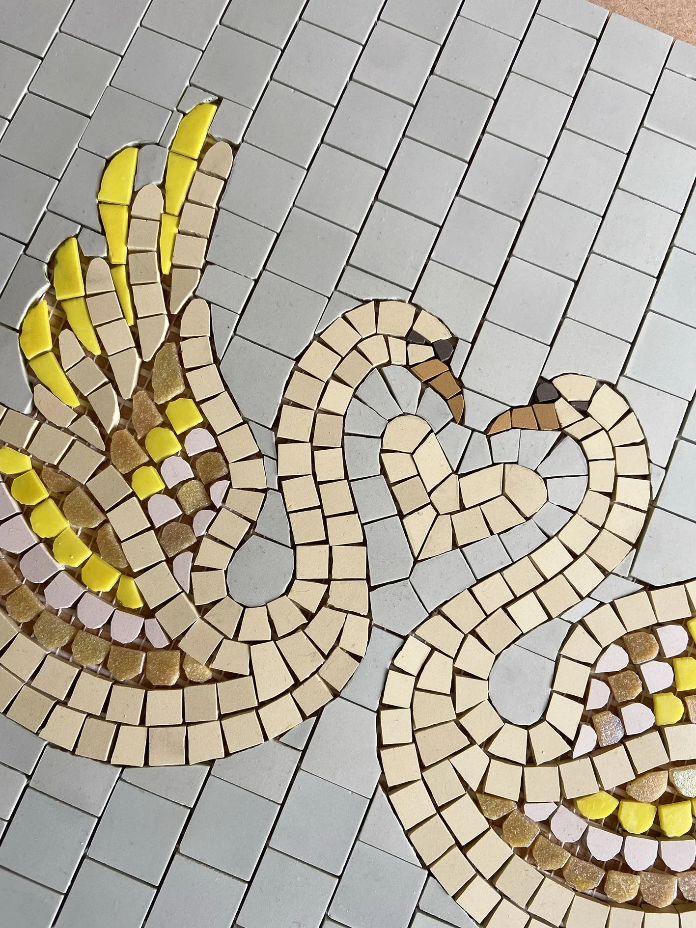 Amy Exton Yellow Swan Mosaic.jpg