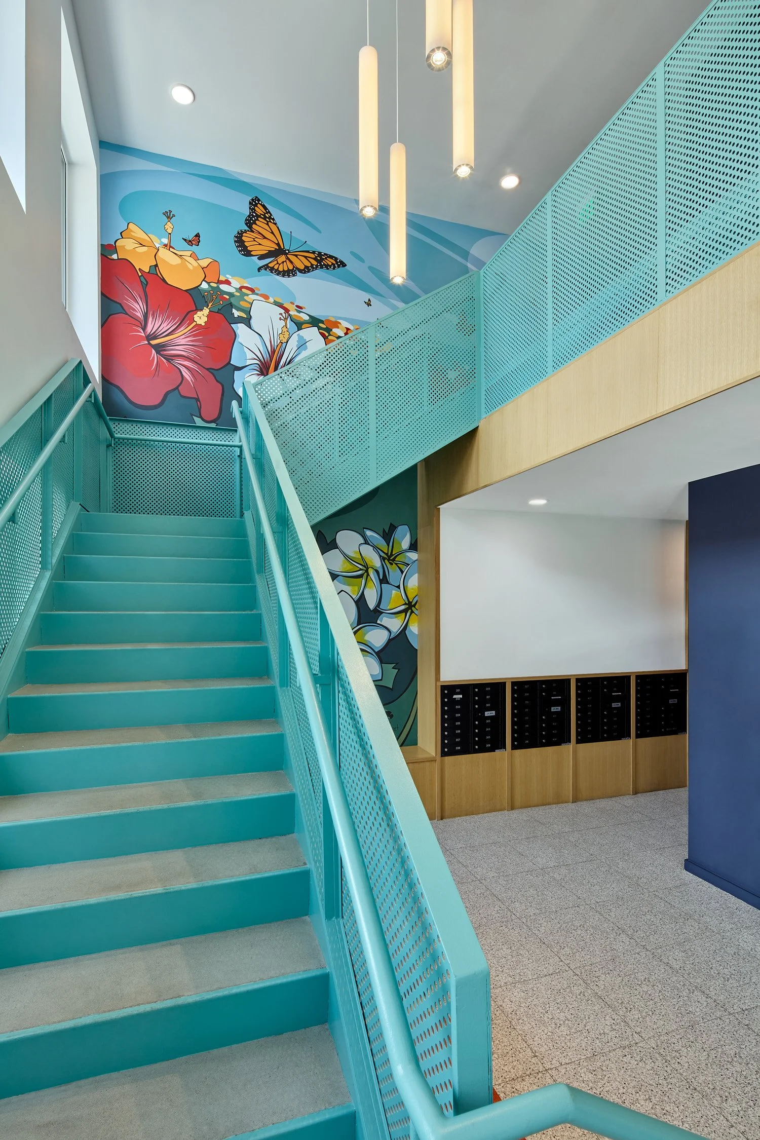  Michael Talbot,  Serenity , 2024. Hand-painted mural. © Michael Talbot. Photography by  Jane Messinger . 