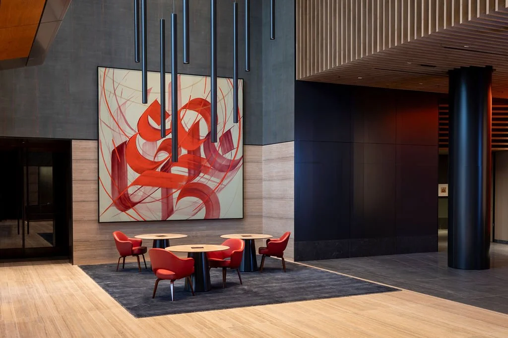  Sneha Shrestha, a.k.a IMAGINE,  Green Tara 2 , 2023. Acrylic on canvas. 137 x 137 inches. © Sneha Shrestha, a.k.a. IMAGINE. Photography by Mel Taing 