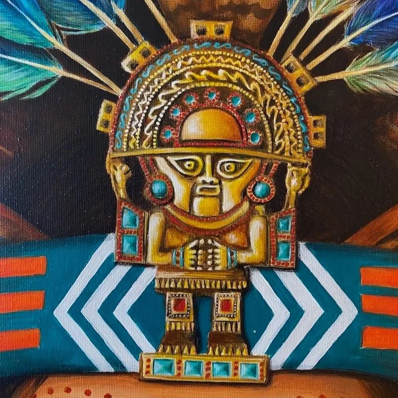 inca-totem-peintre-montpellier-tableau-toile-peinture-acrylique-femme-indienne-amerindienne-teltheque-azteque-maya-serpent-plume-indien-amerindien-ben-amor+.jpg