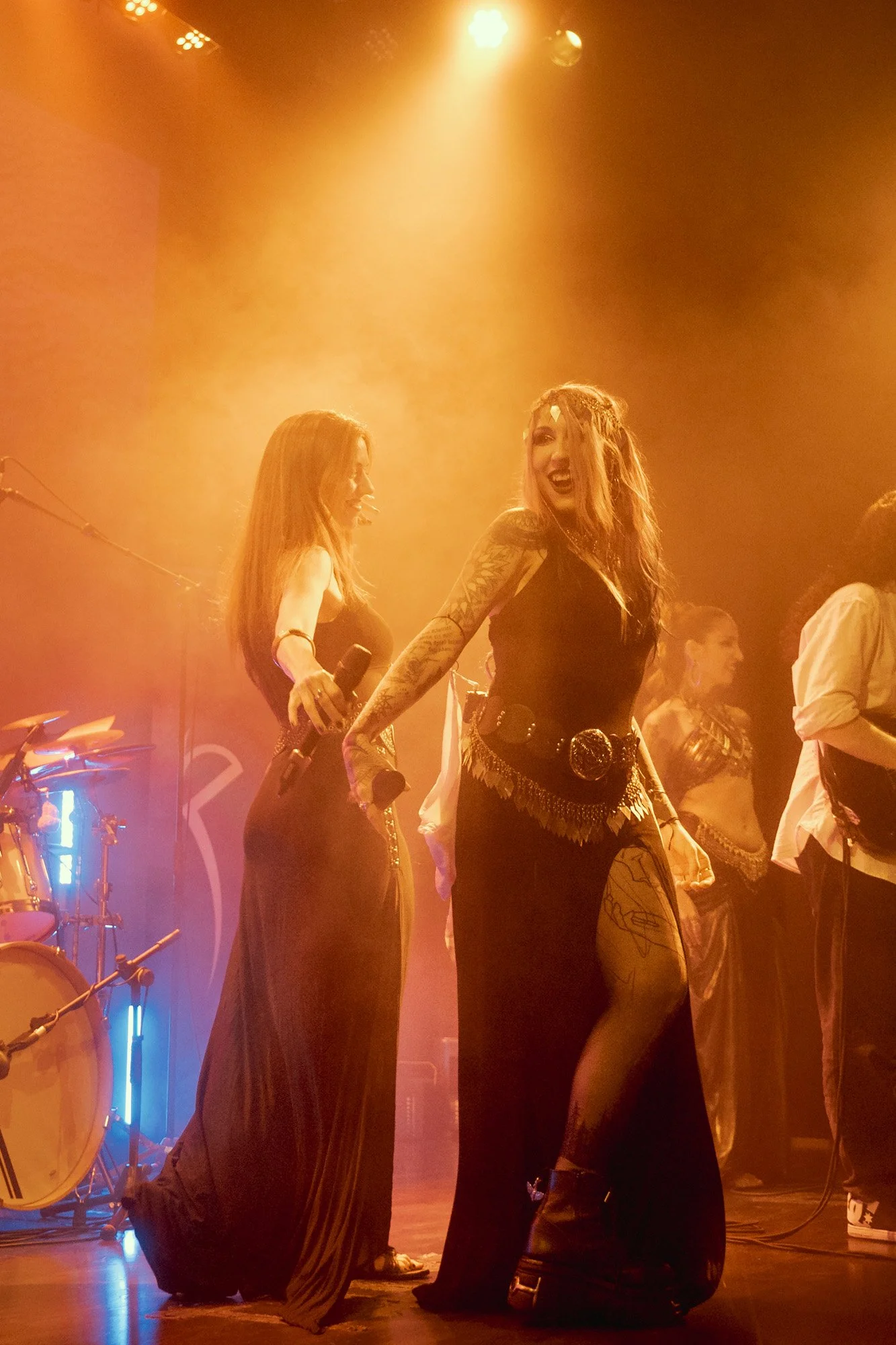 Collaborative live performance with Kris Vega and invited musicians on stage.