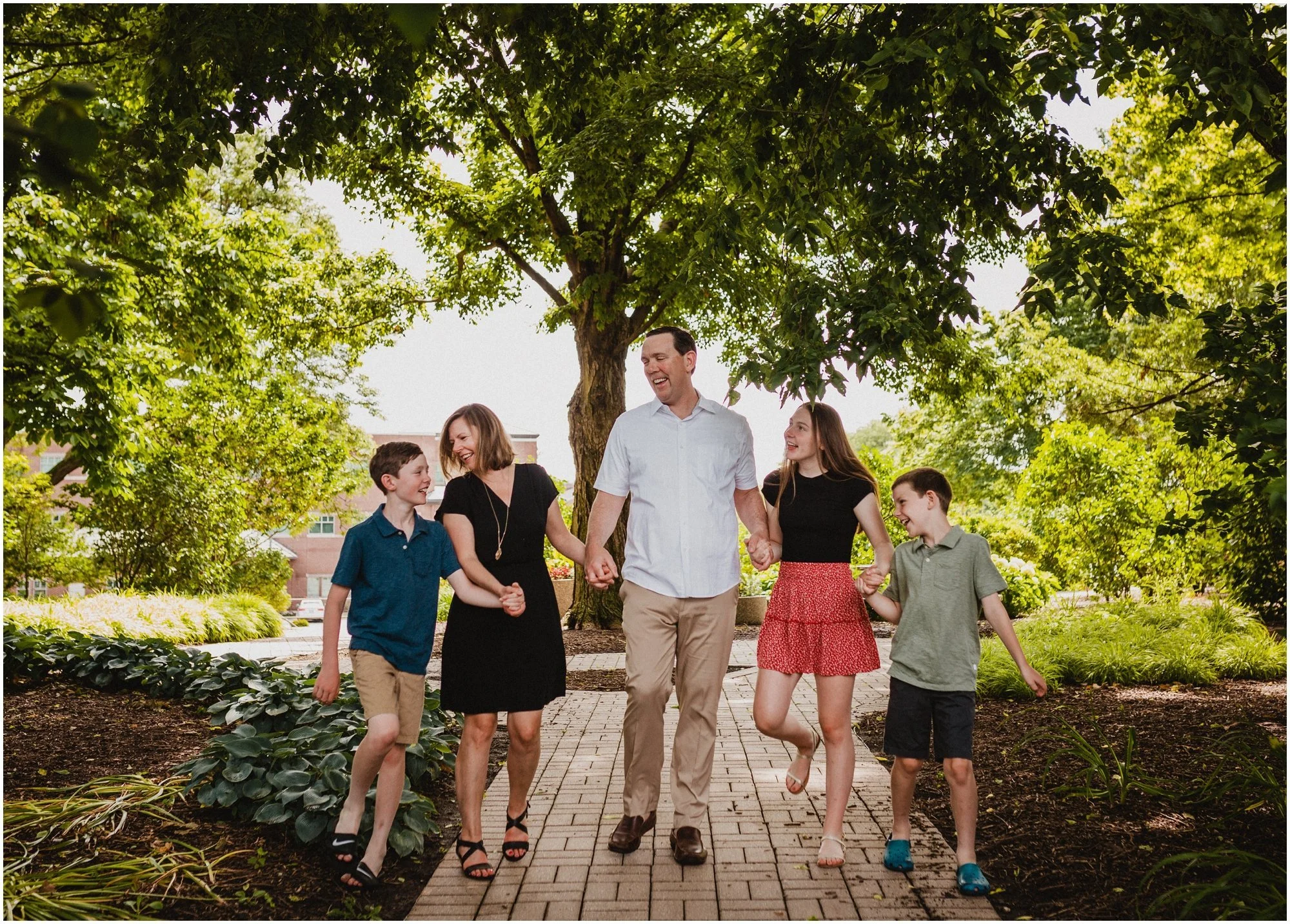 Lilacia Park Lombard IL Fun Summer Photoshoot | Tuerk Family