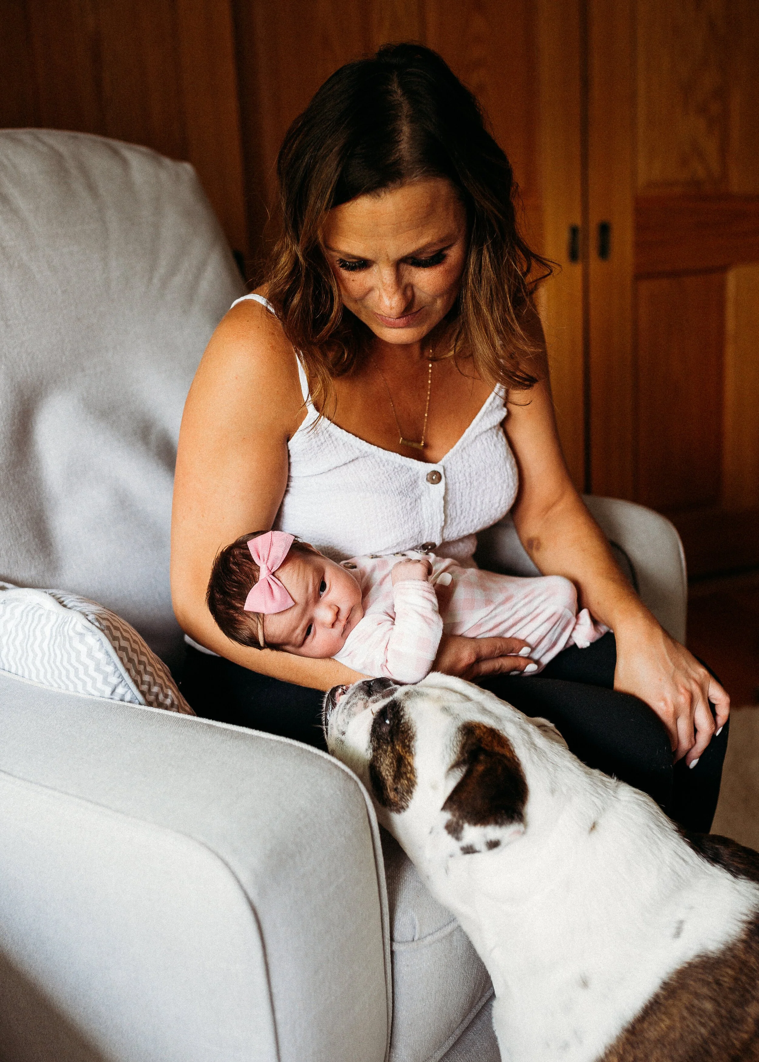 Kira // In-Home Newborn Lifestyle Session Lombard, IL