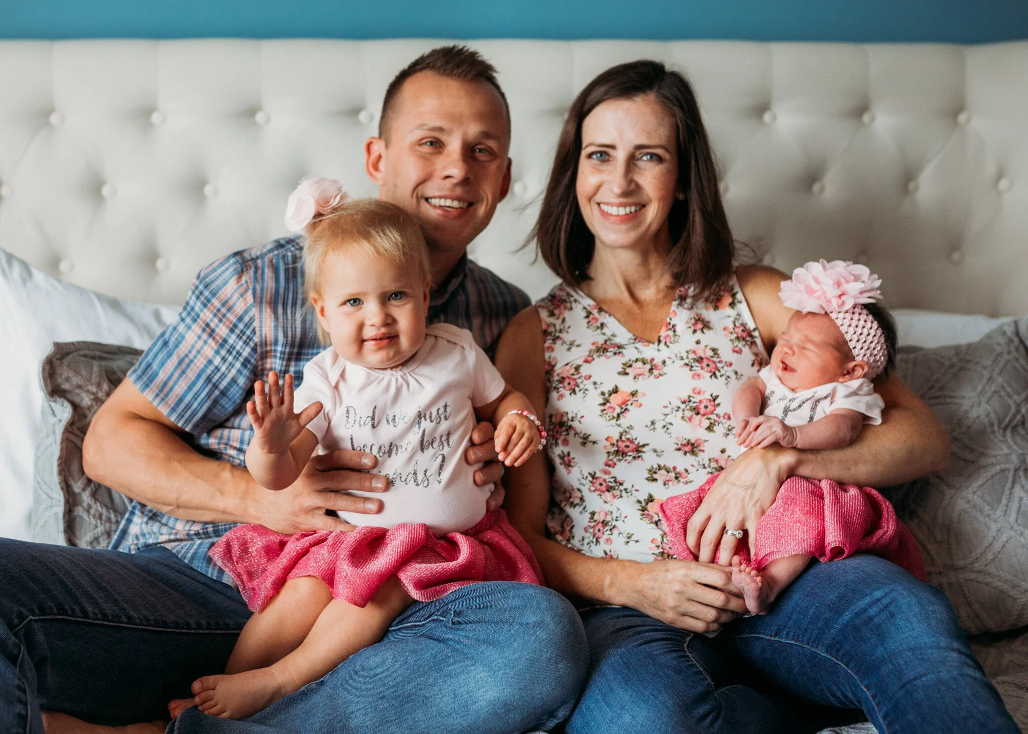Kepinski Family // In-Home Newborn Lifestyle Session, Lombard, IL Photographer