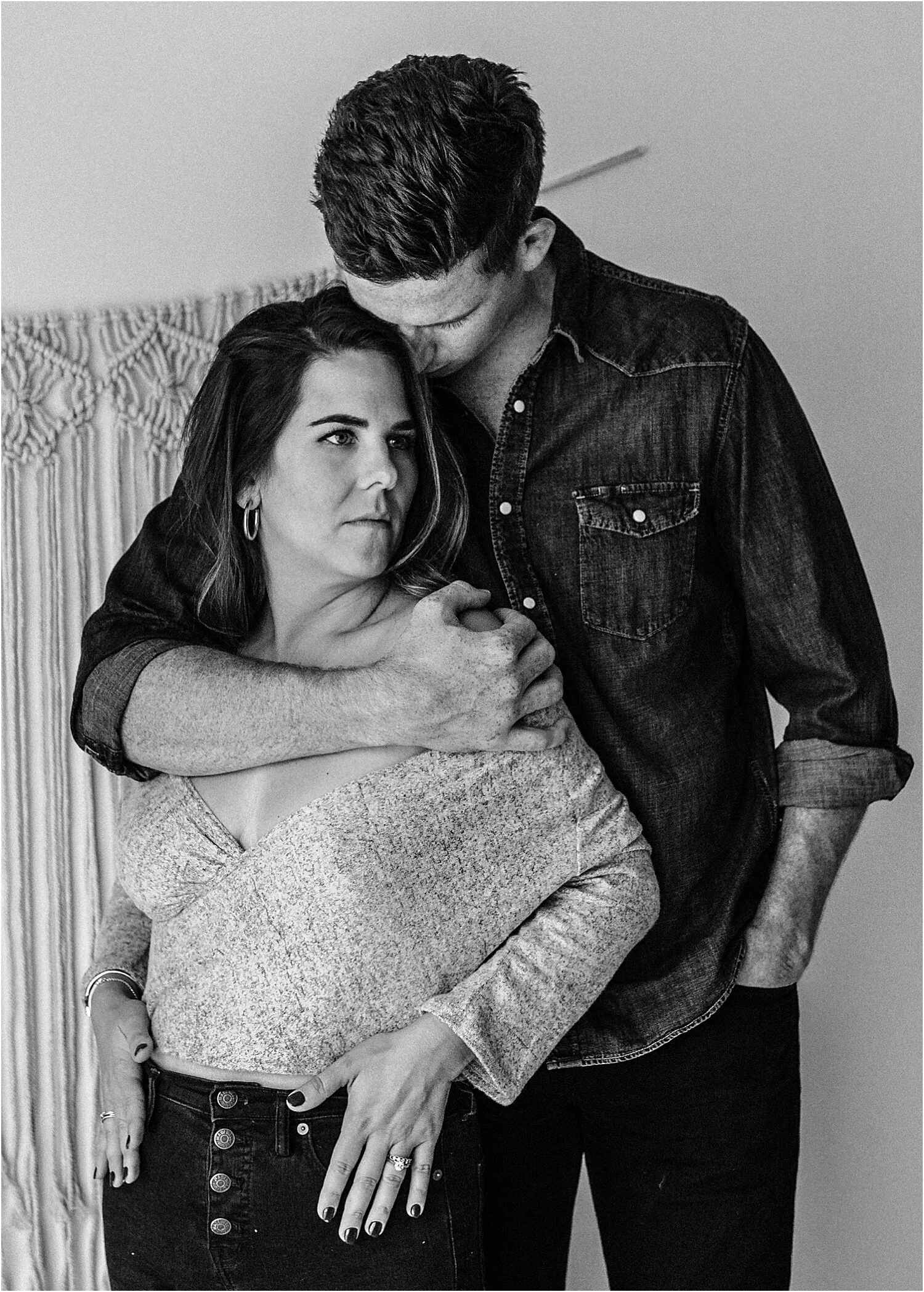 Jackie + James // In-Studio Lifestyle Session, Lombard, IL