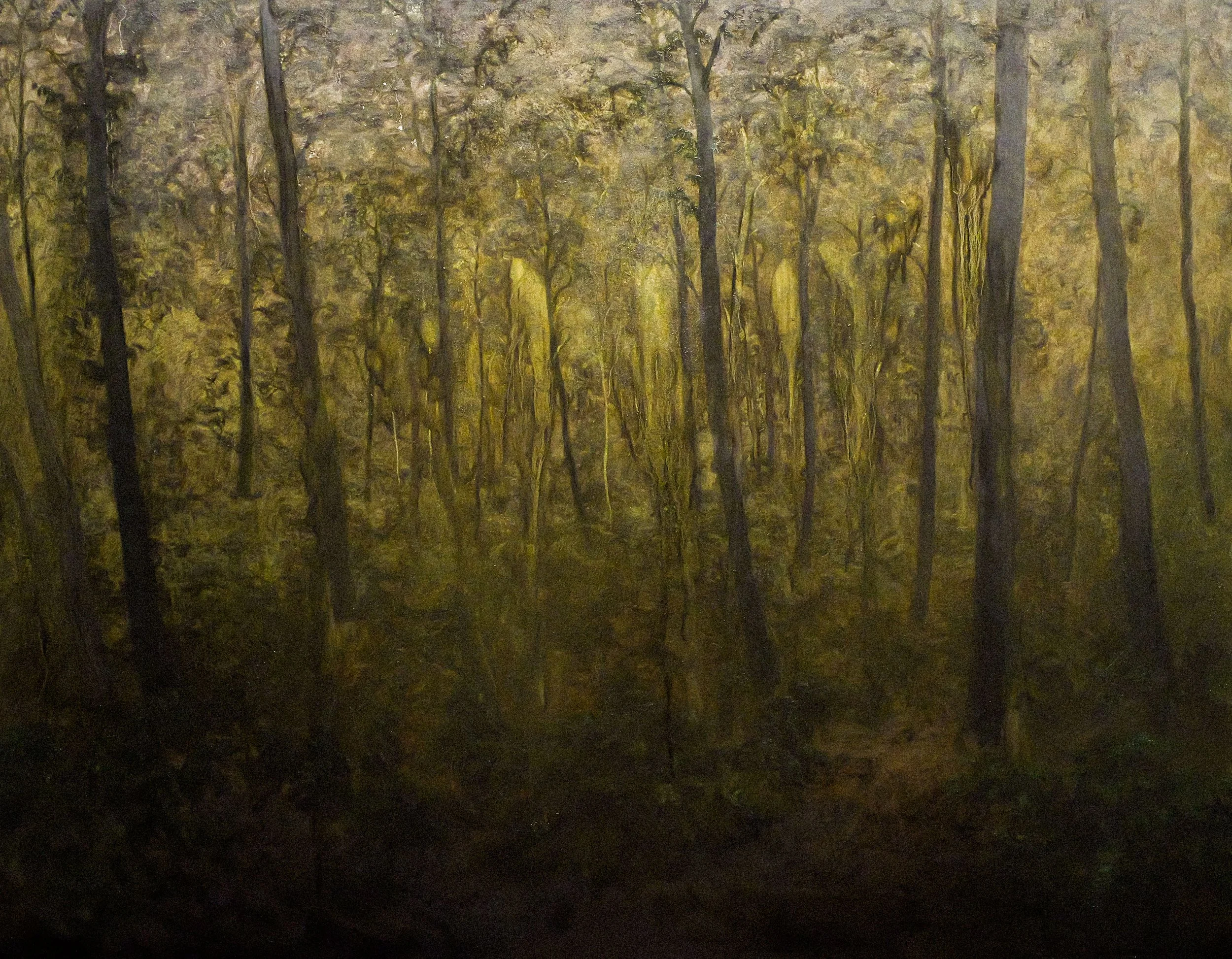 DER WALD, Andrej Auch, 2026, Oil on Board