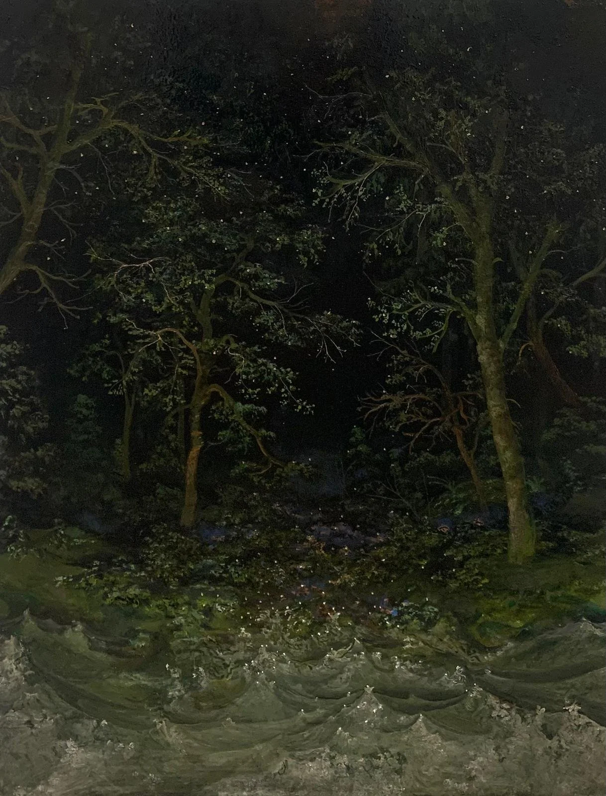 DER WALD, Andrej Auch, 2026, Oil on Board
