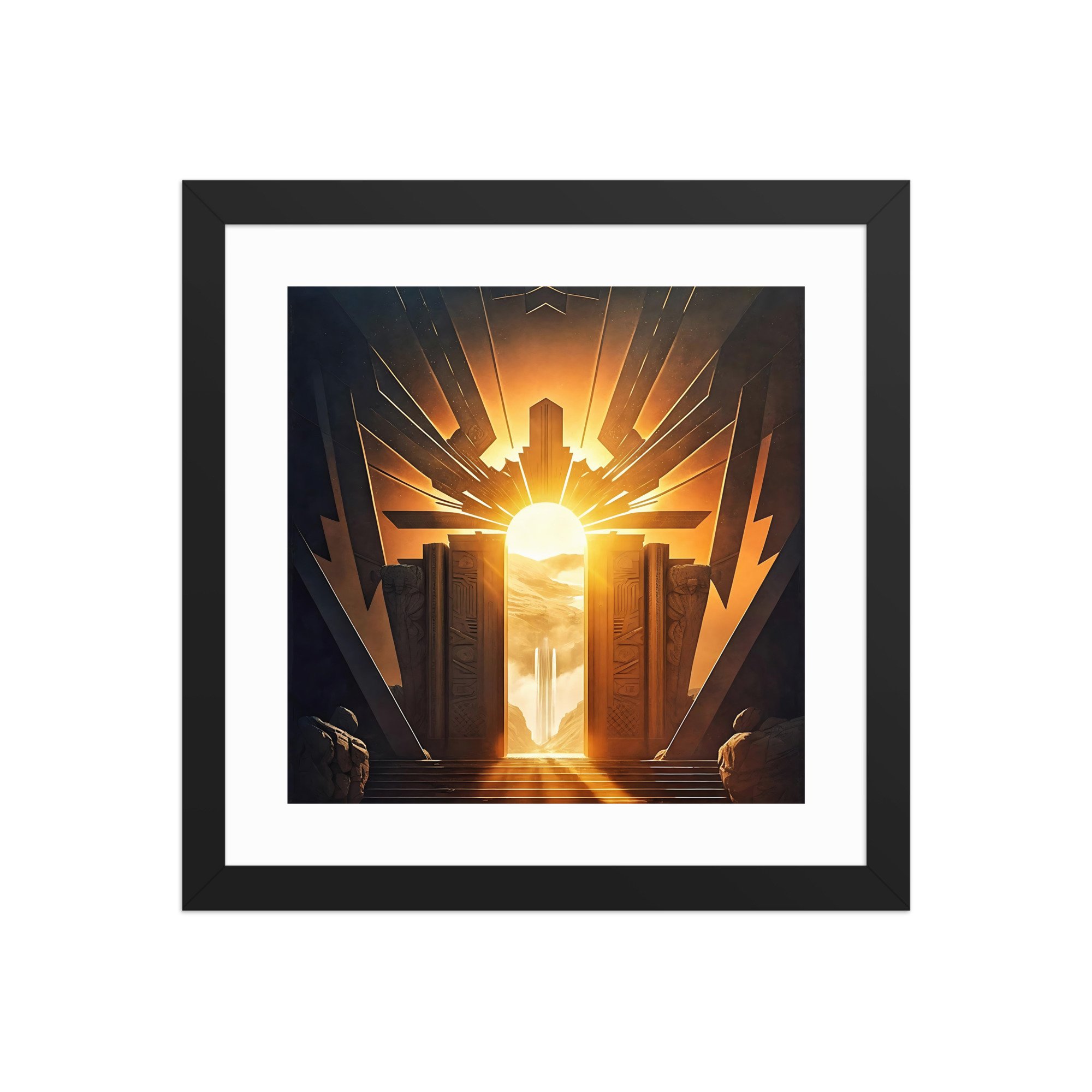Into The Light - Framed Artwork