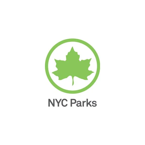 City of New York Park and Recreation logo maple leaf green