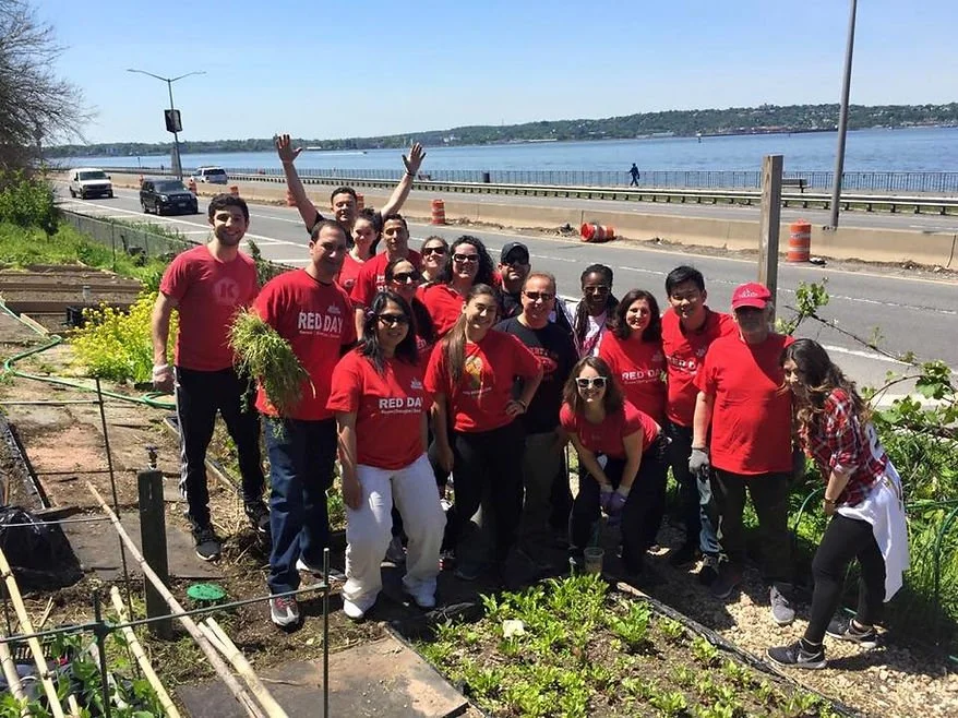 group of volunteers 