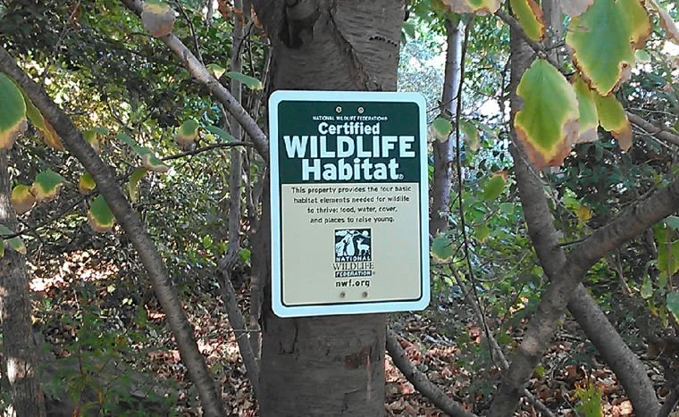 2019 Wildlife Habitat official sign