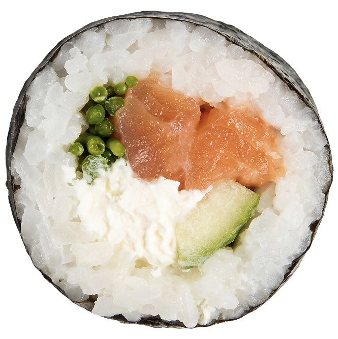 Scottish Salmon : Salmon, Avocado,Samphire, Cucumber