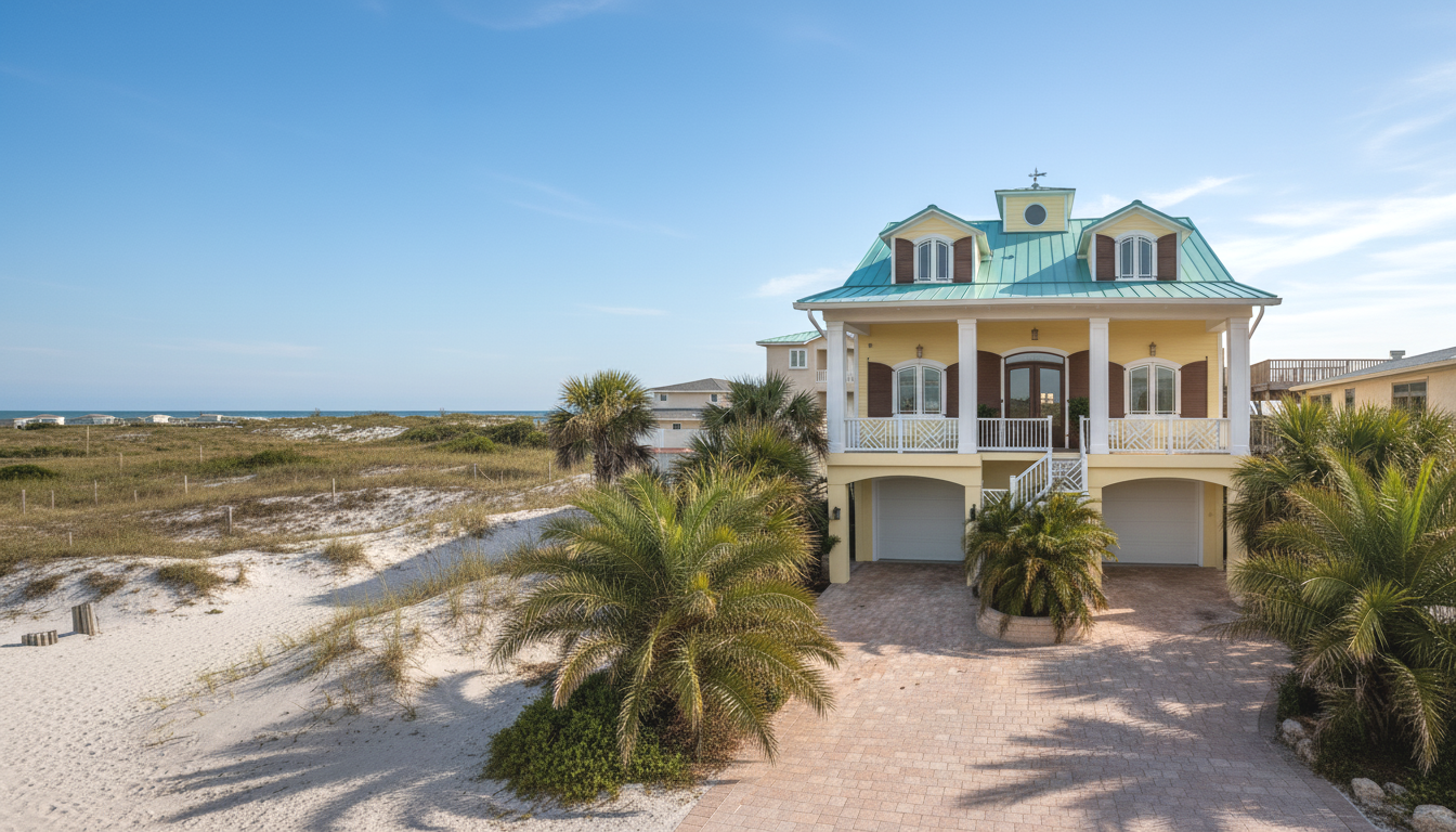 Beach home construction and design