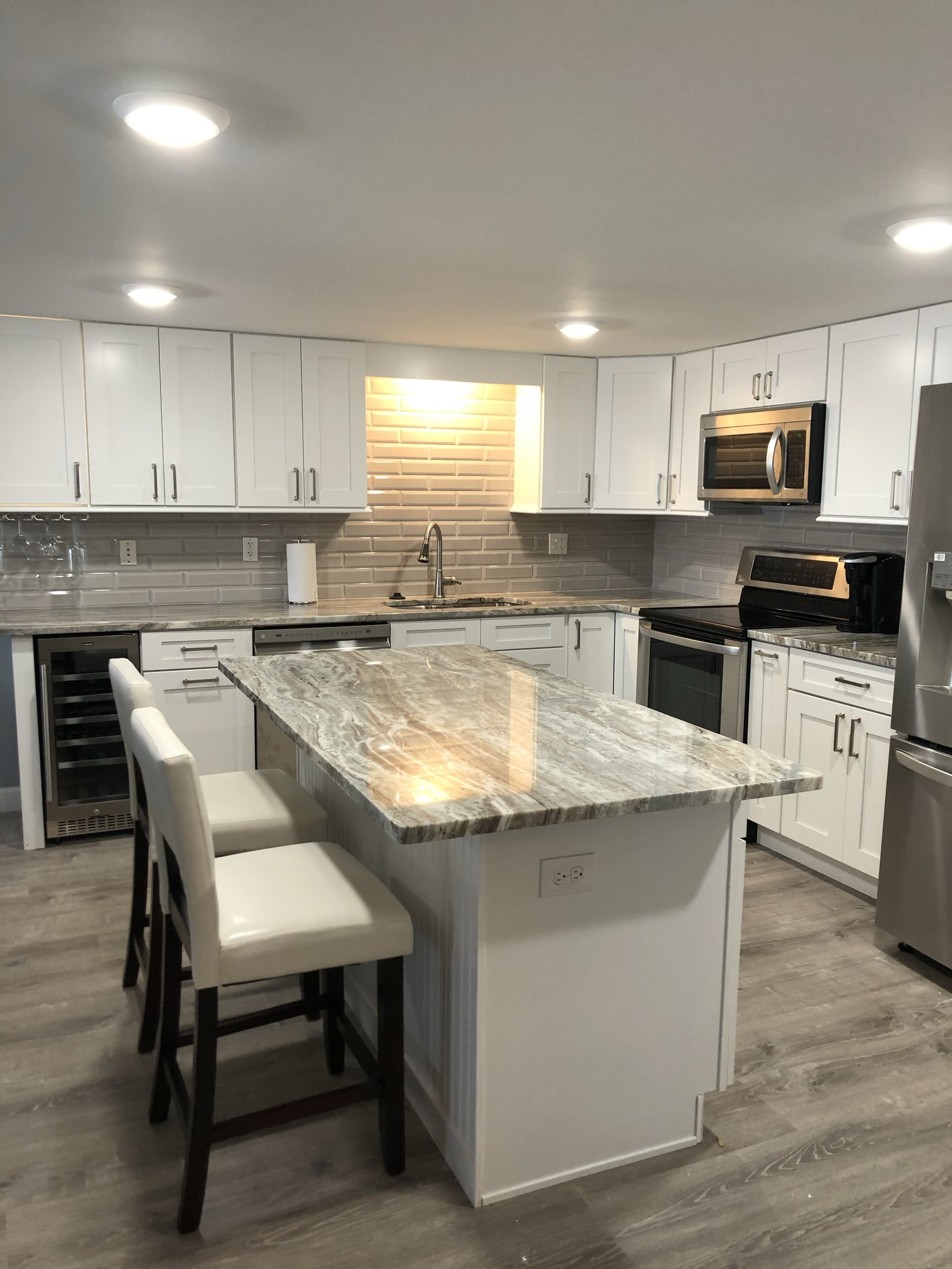image of a kitchen remodel done by island dream homes