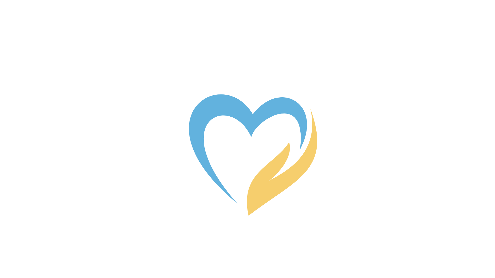 Samaritan's Purse logo with a stylized heart and hand, blue and gold colors.