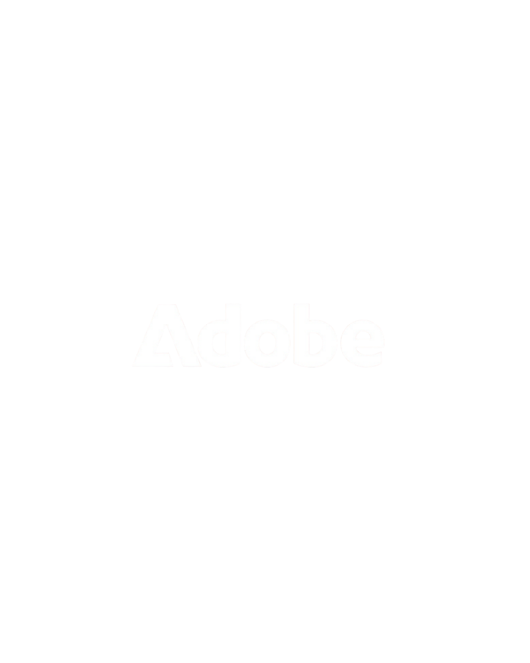 Logotipo de Adobe en fondo negro