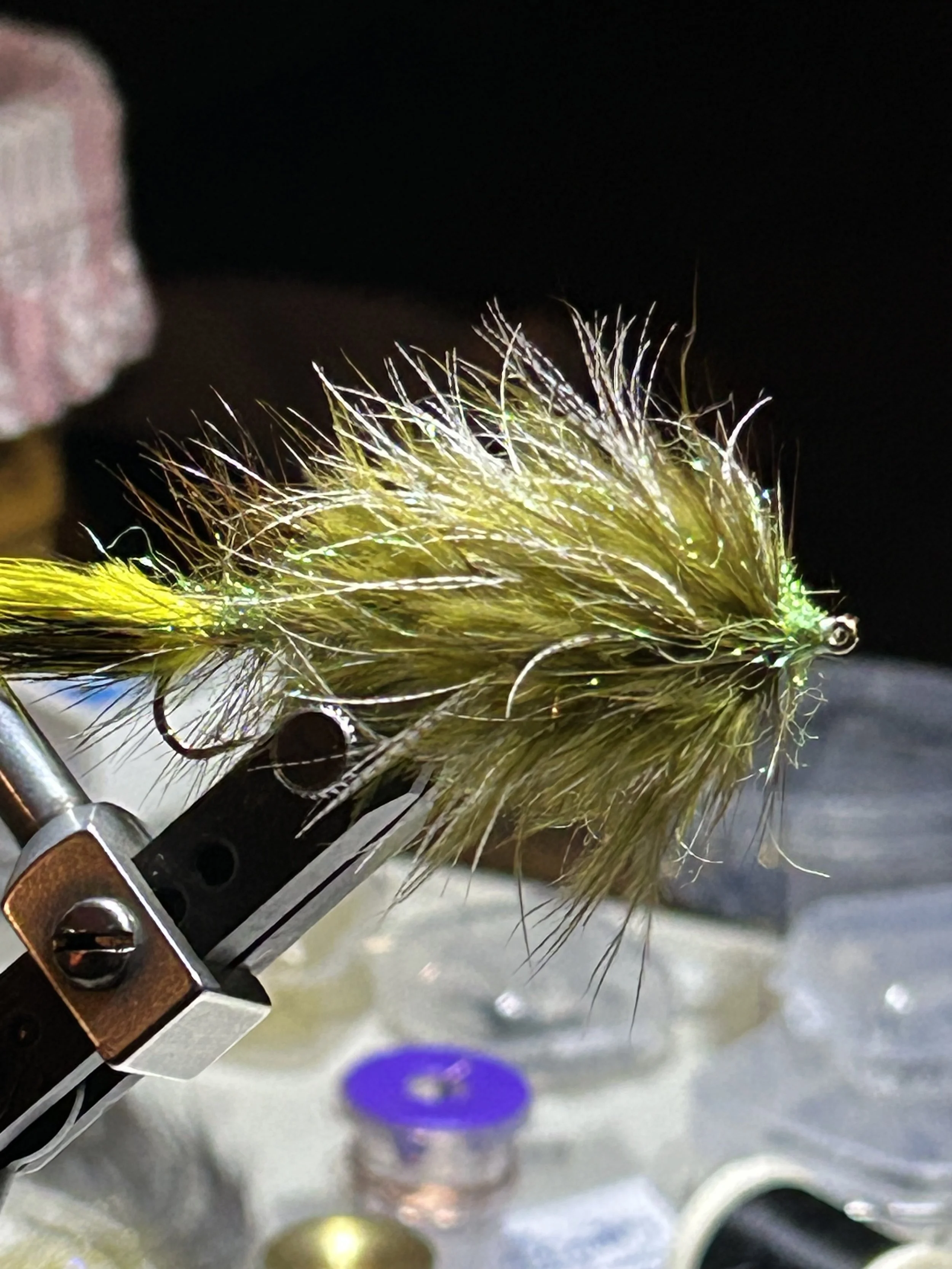 Olive Articulated Streamer