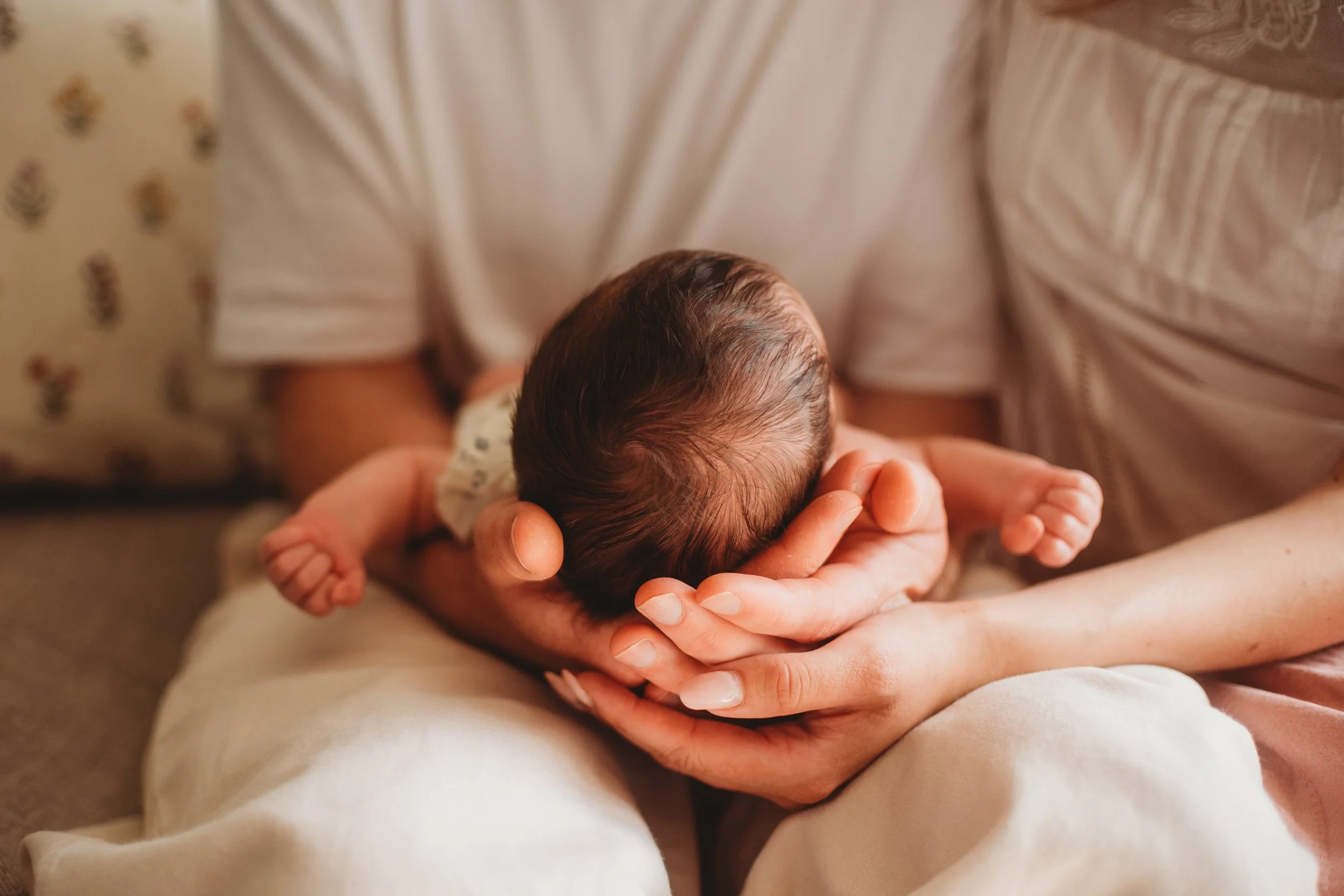A relaxed at-home newborn session in Yorkshire | Remembering the early days honestly