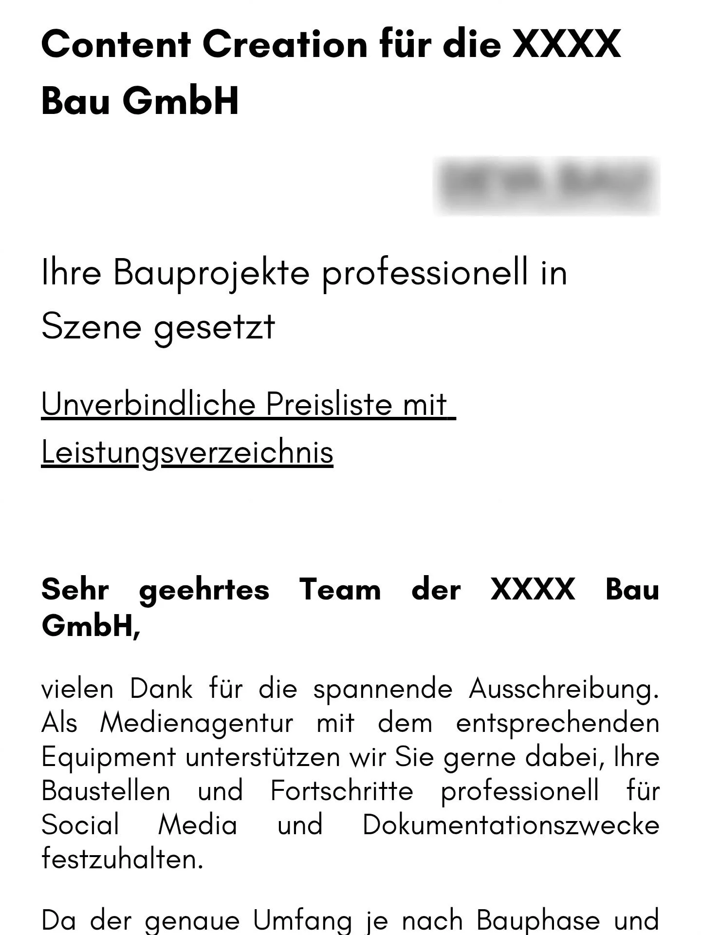 Die ewige Frage... 🔥

Ganz ehrlich? Manchmal ist die Kundenakquise... kompliziert. Ein potenzieller Kunde w&uuml;nscht sich ein ma&szlig;geschneidertes Leistungsverzeichnis. Nicht nur eine Option, sondern gleich mehrere, um das volle Potenzial zu se