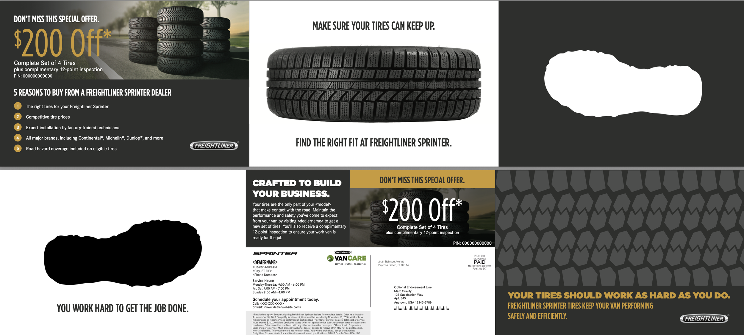 Mercedes-Benz Freightliner Mail Campaign