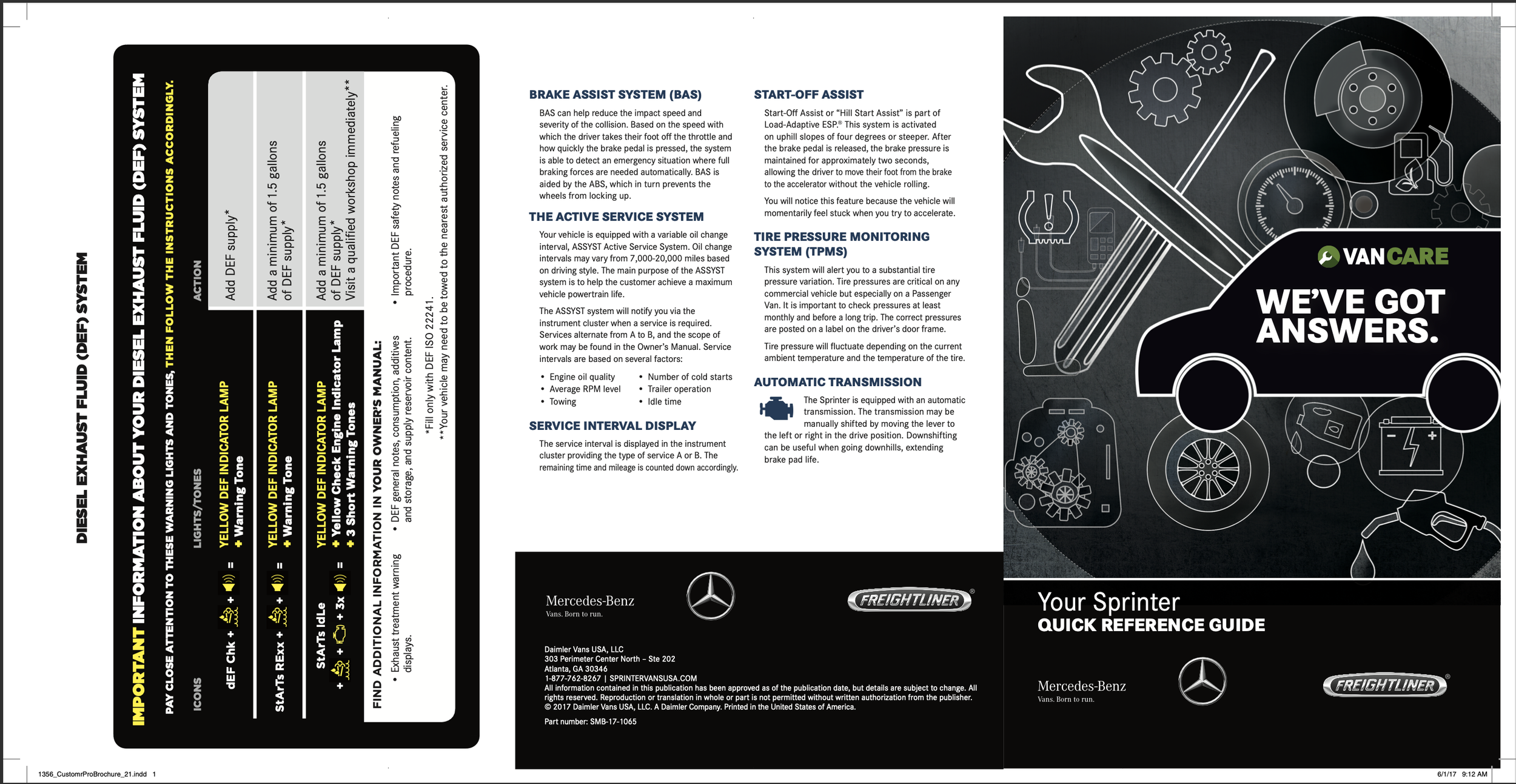 Mercedes-Benz Vehicle Reference Guide