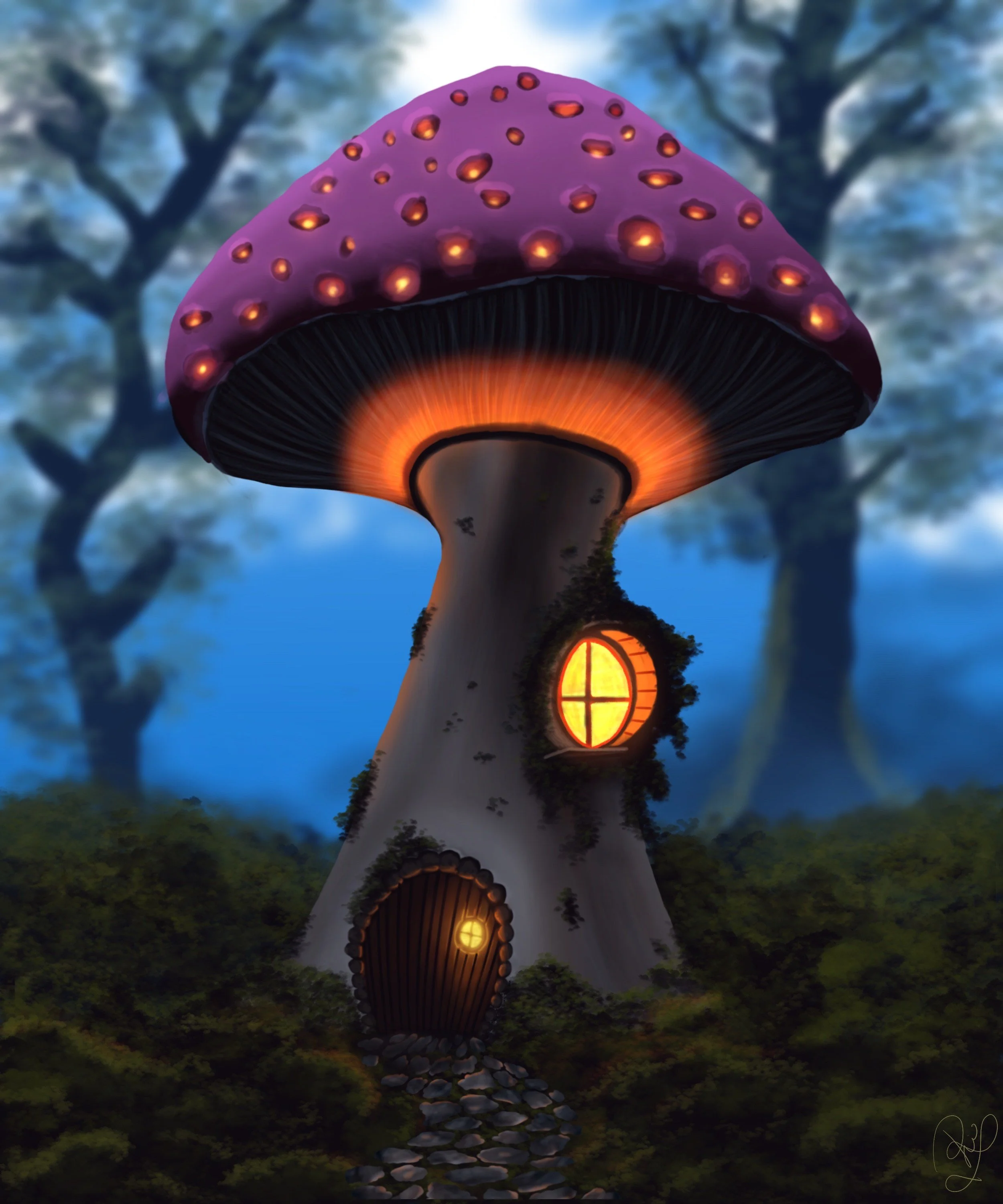 mushroom house