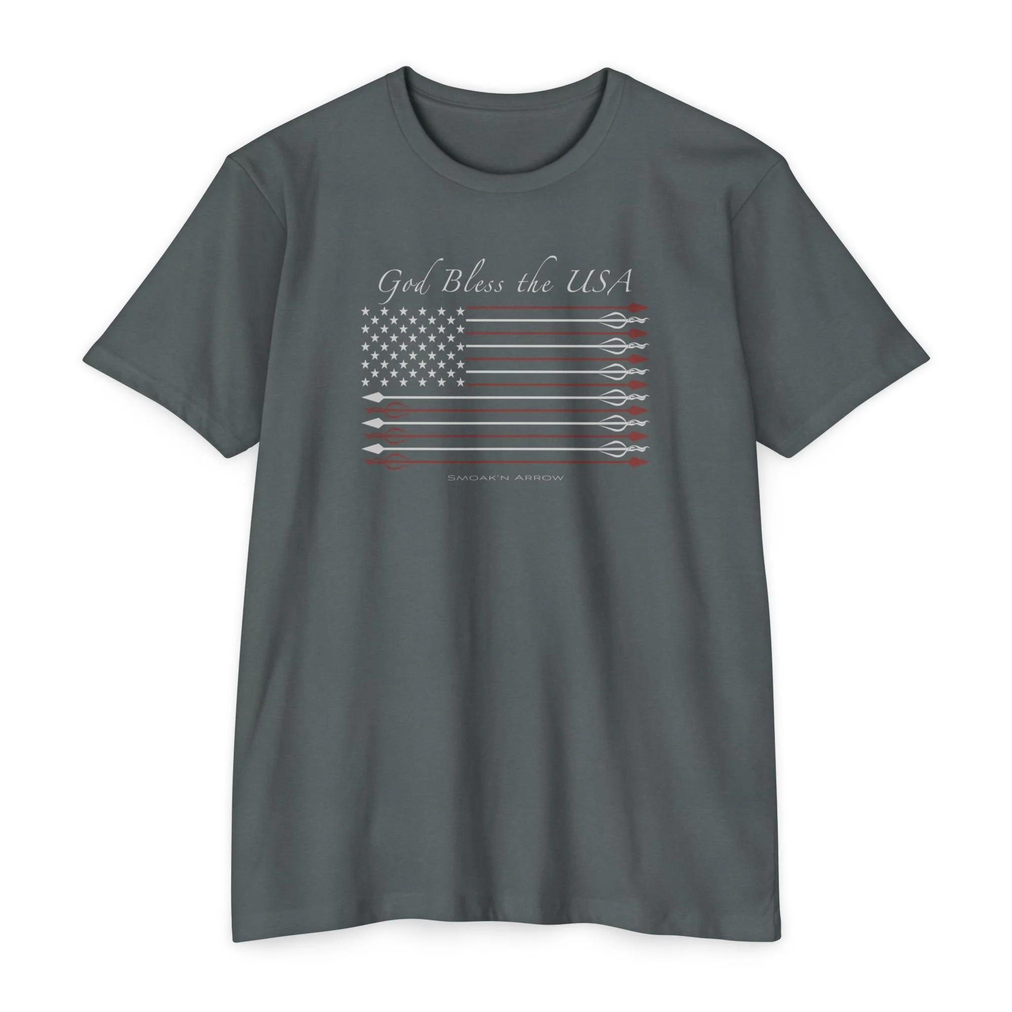 God Bless the USA - Smoak'n Arrow Flag tee