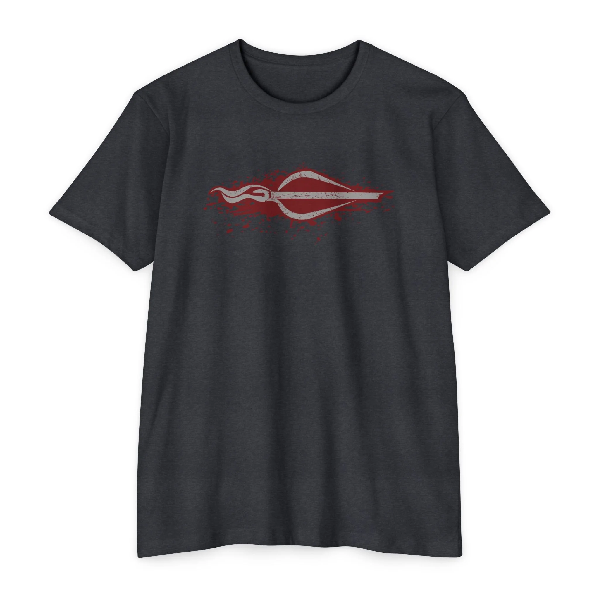 Splash of Red - Smoak'n Arrow logo tee