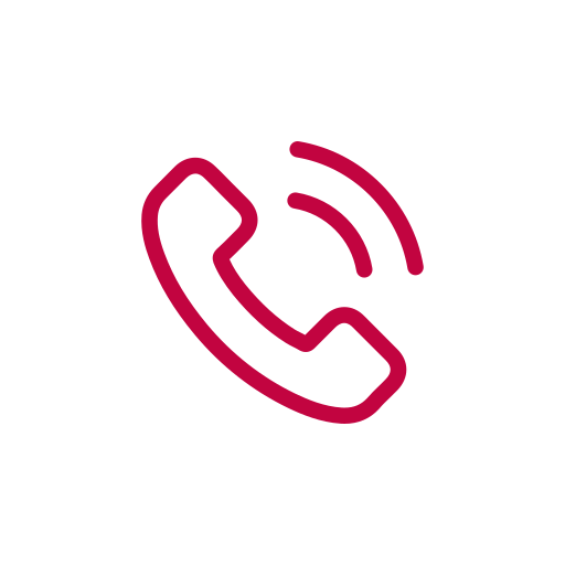 Icon of a telephone handset with sound waves, indicating calling or phone communication.