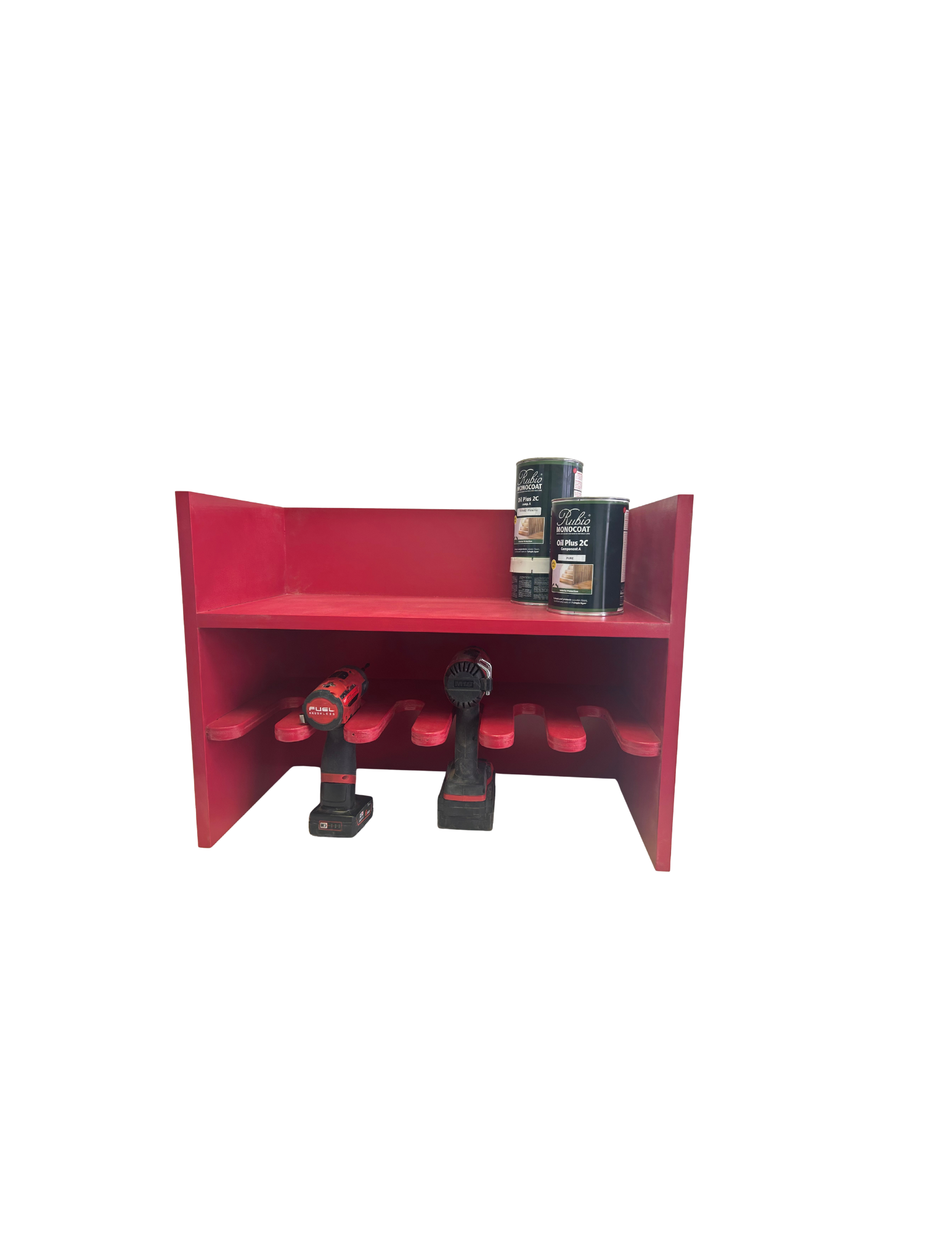 Wood Storage Cabinet for Tools - Hanging or Table Top Use