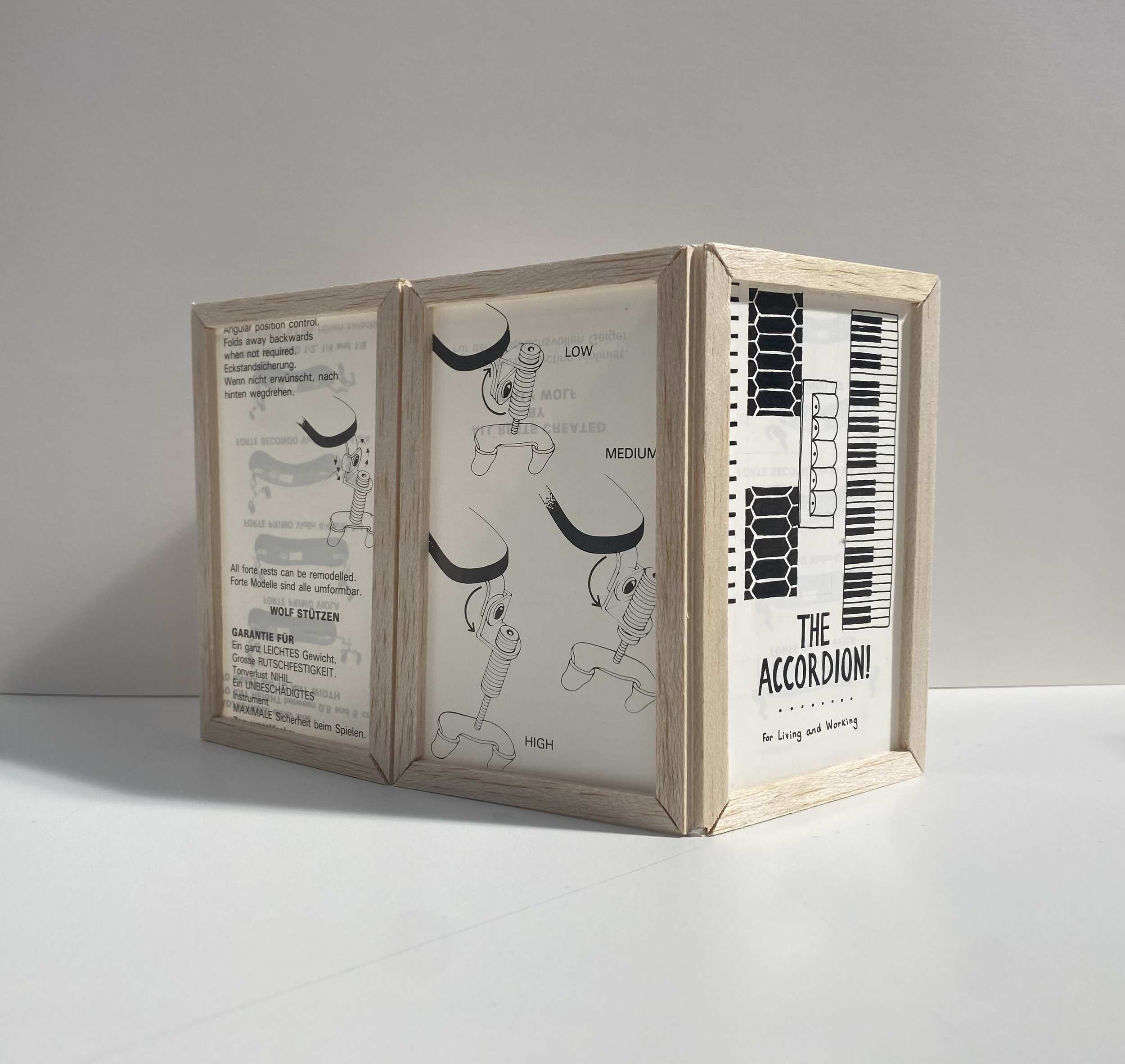 The Accordion Temporary Wall Model @1:10